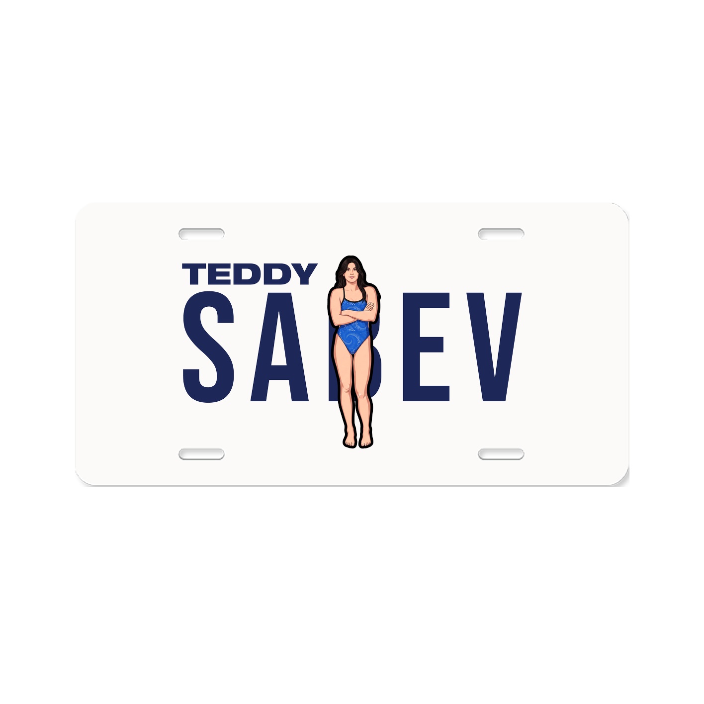 License Plate — Player Name in Classic