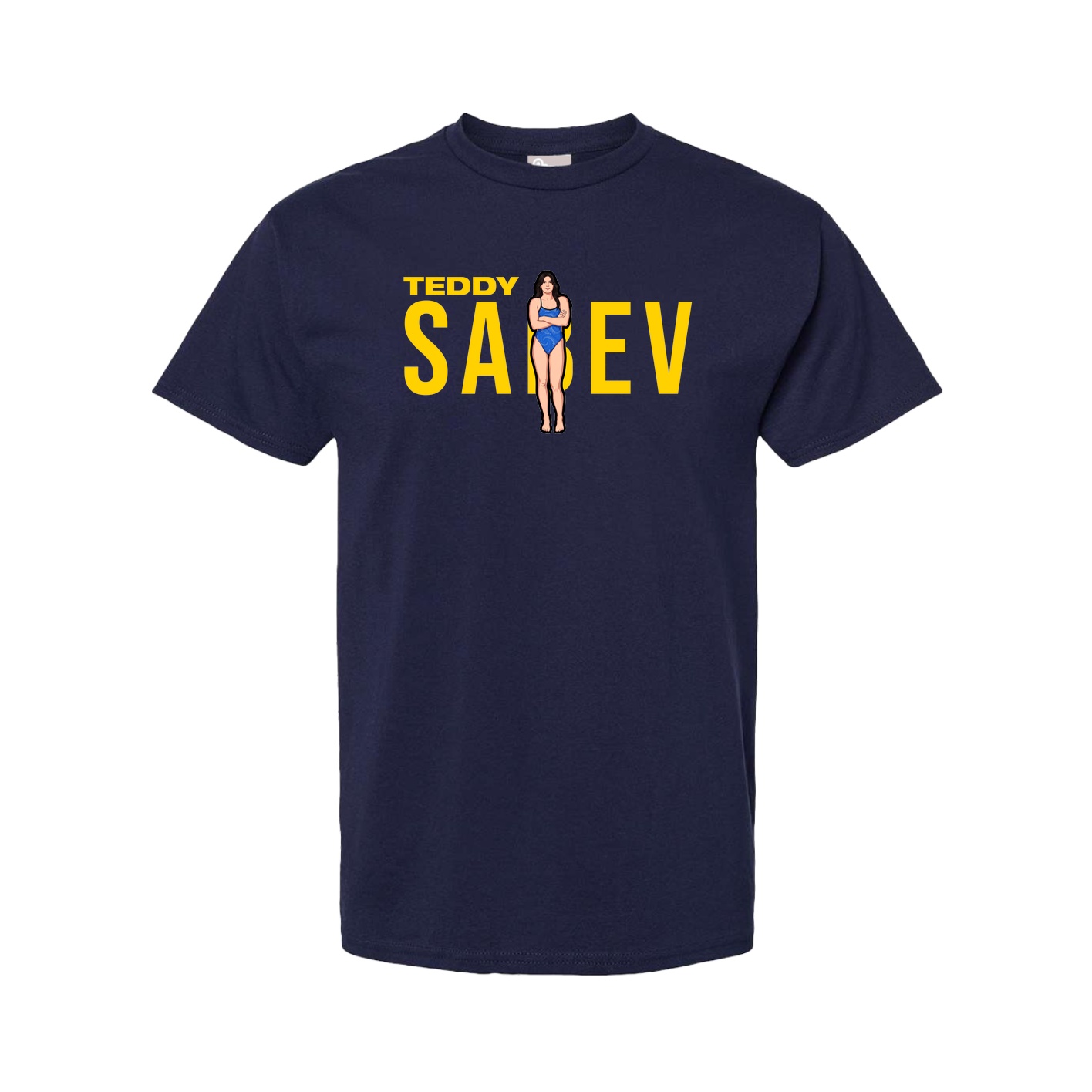Tee — Player Name in Navy