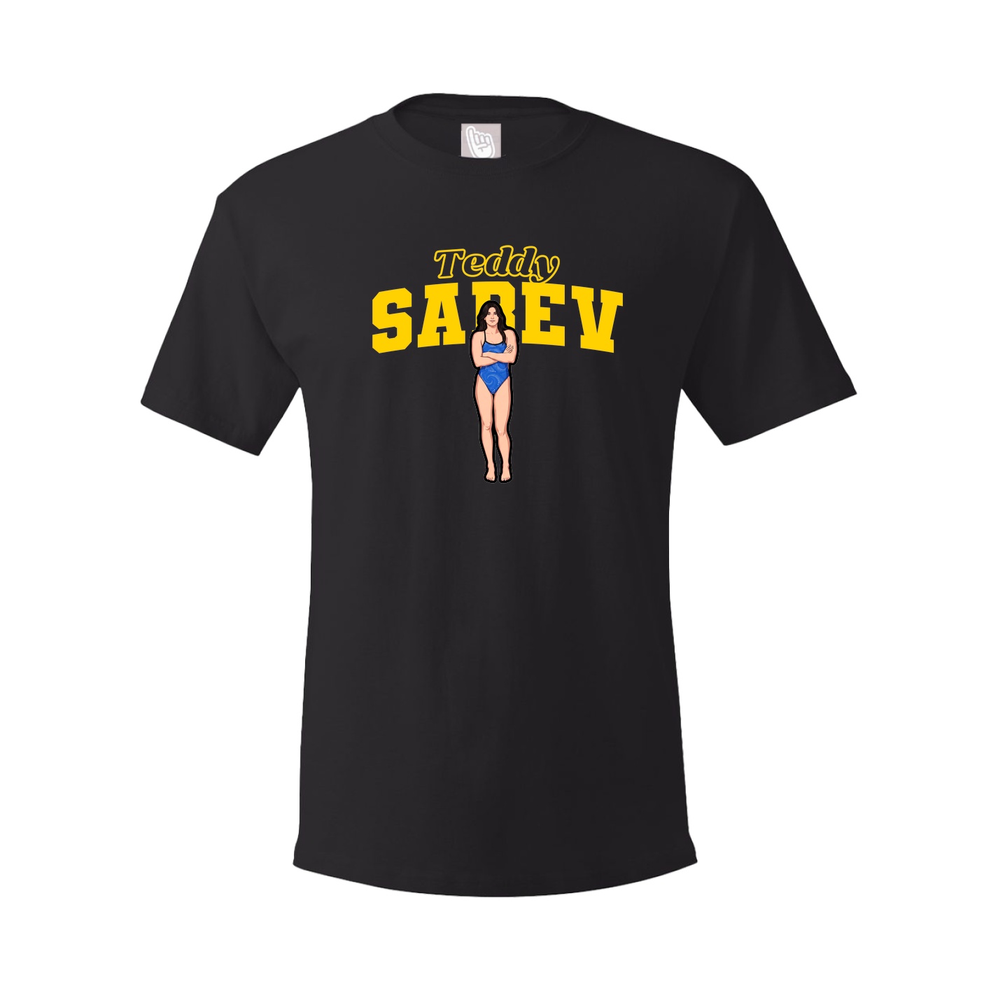 Youth Tee — Name Arch in Black