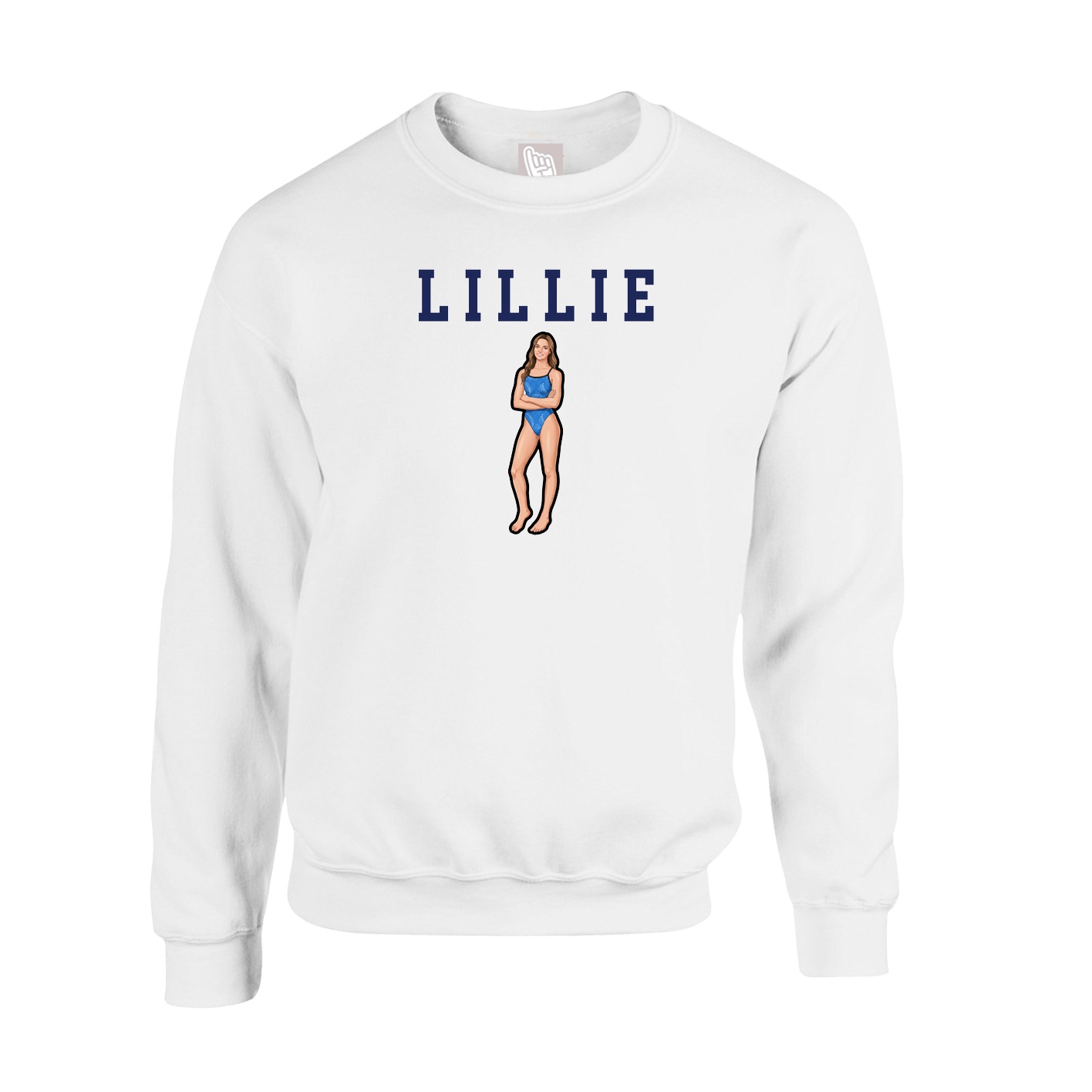 Fleece Crew — Shirsey in White