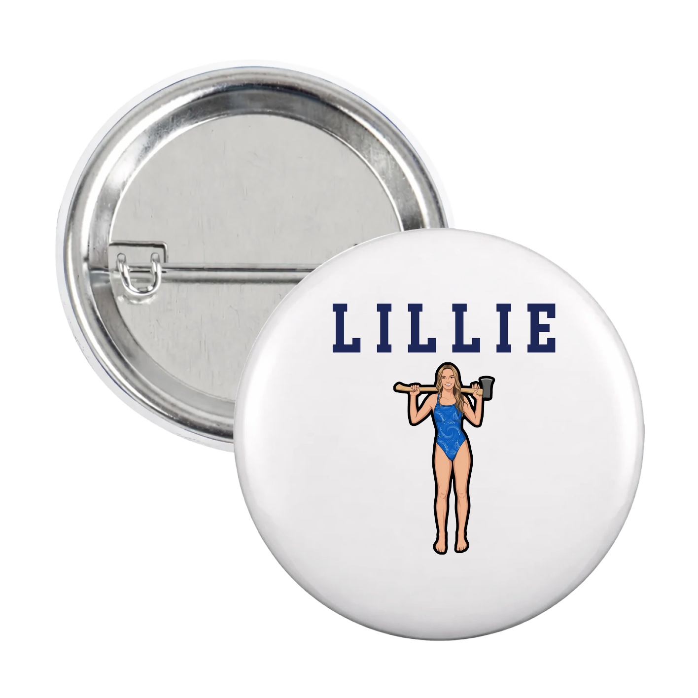 Game Day Button — Shirsey in White