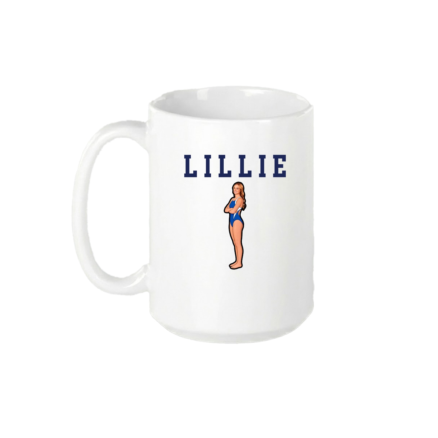15oz Coffee Mug — Shirsey in White
