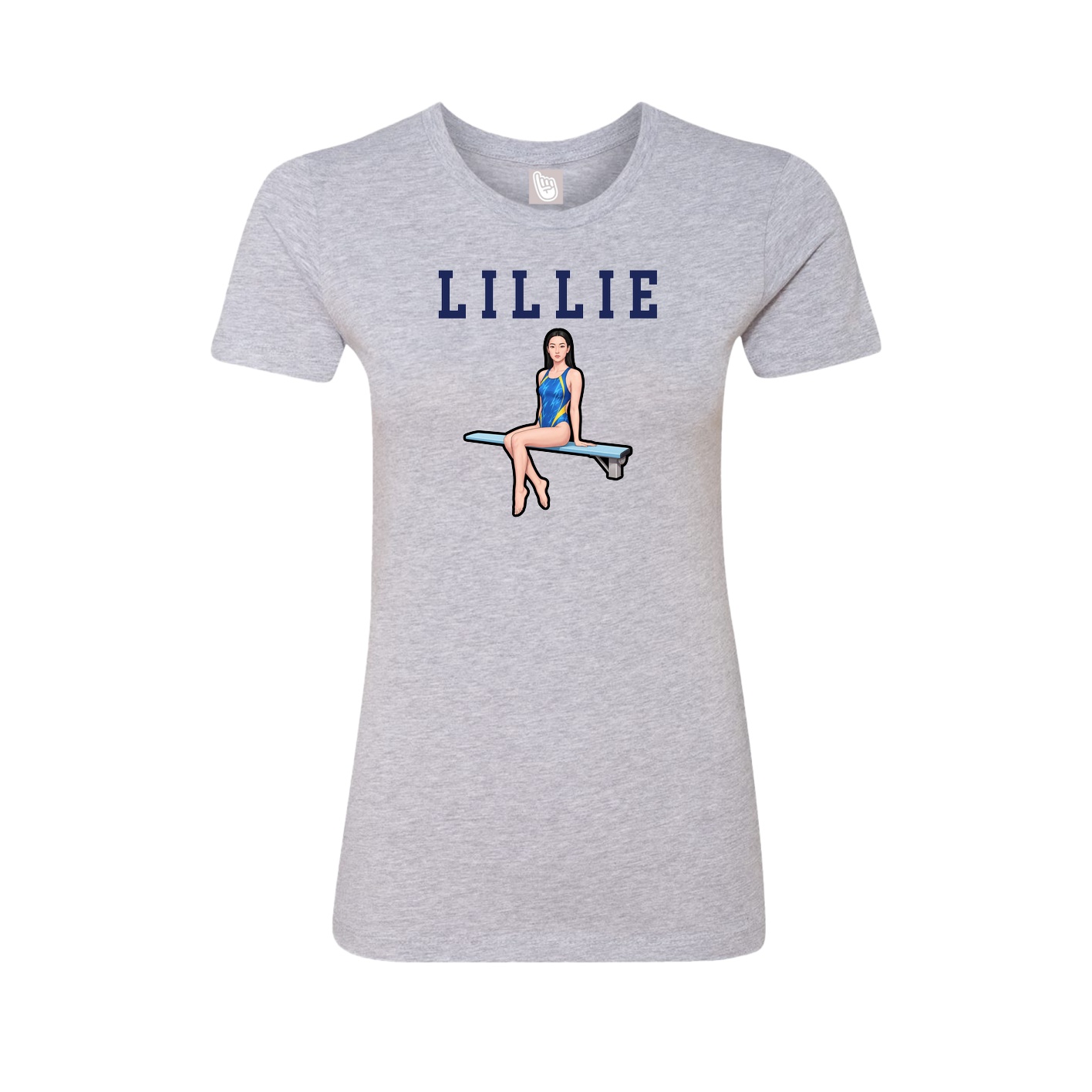 Fitted Women's Tee — Shirsey in Grey