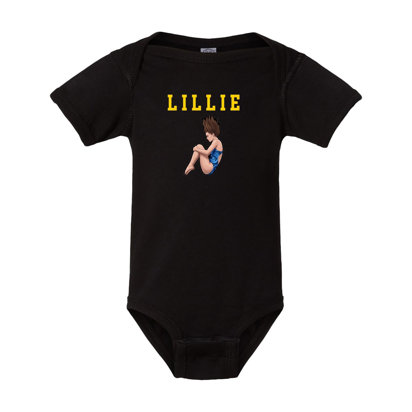 Baby Onesie — Shirsey in Black