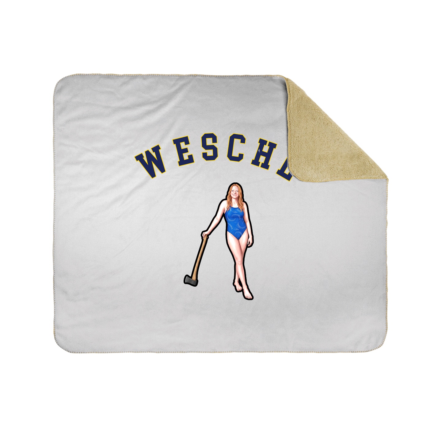 Throw Blanket — Shirsey Arch in White