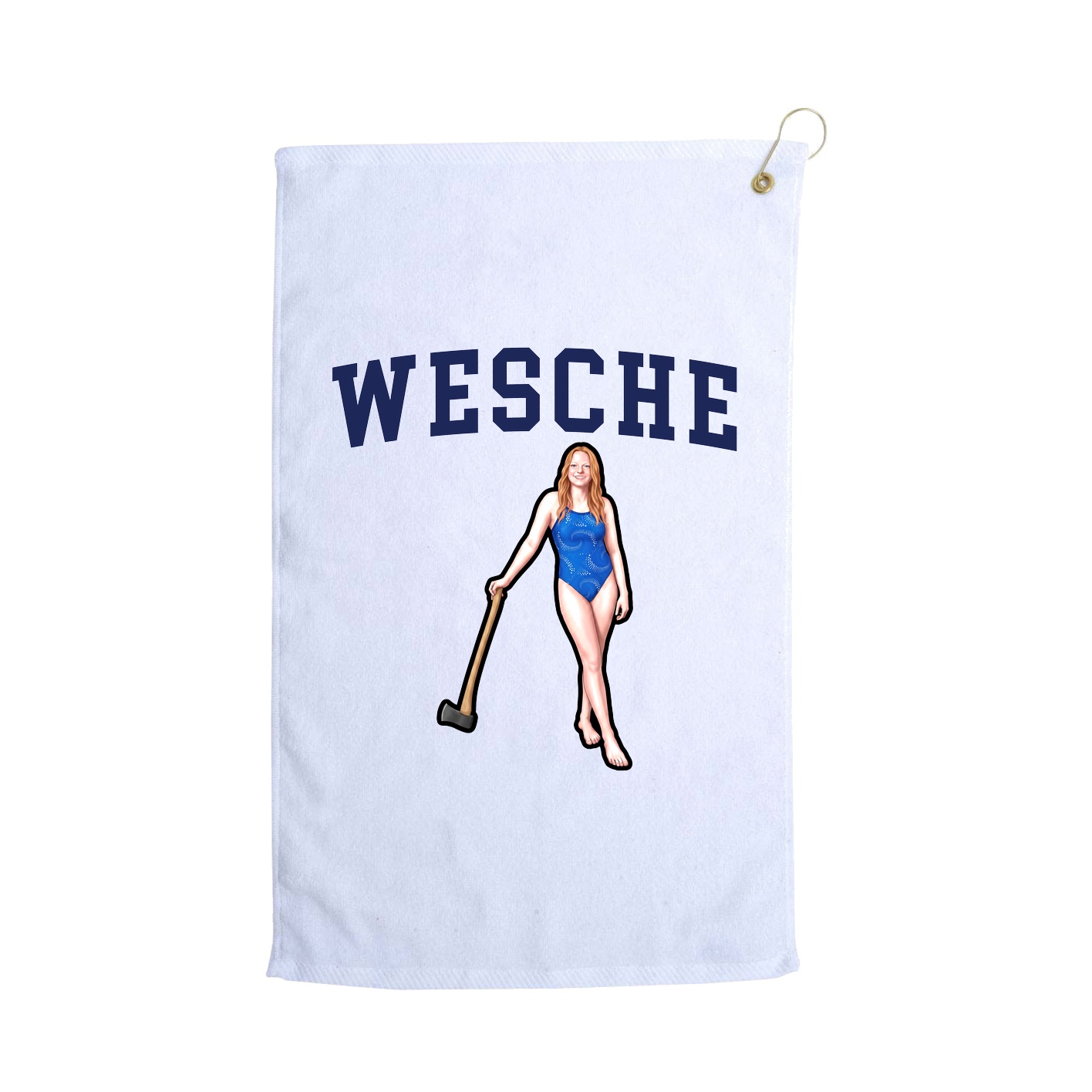 Golf Towel — Shirsey in White