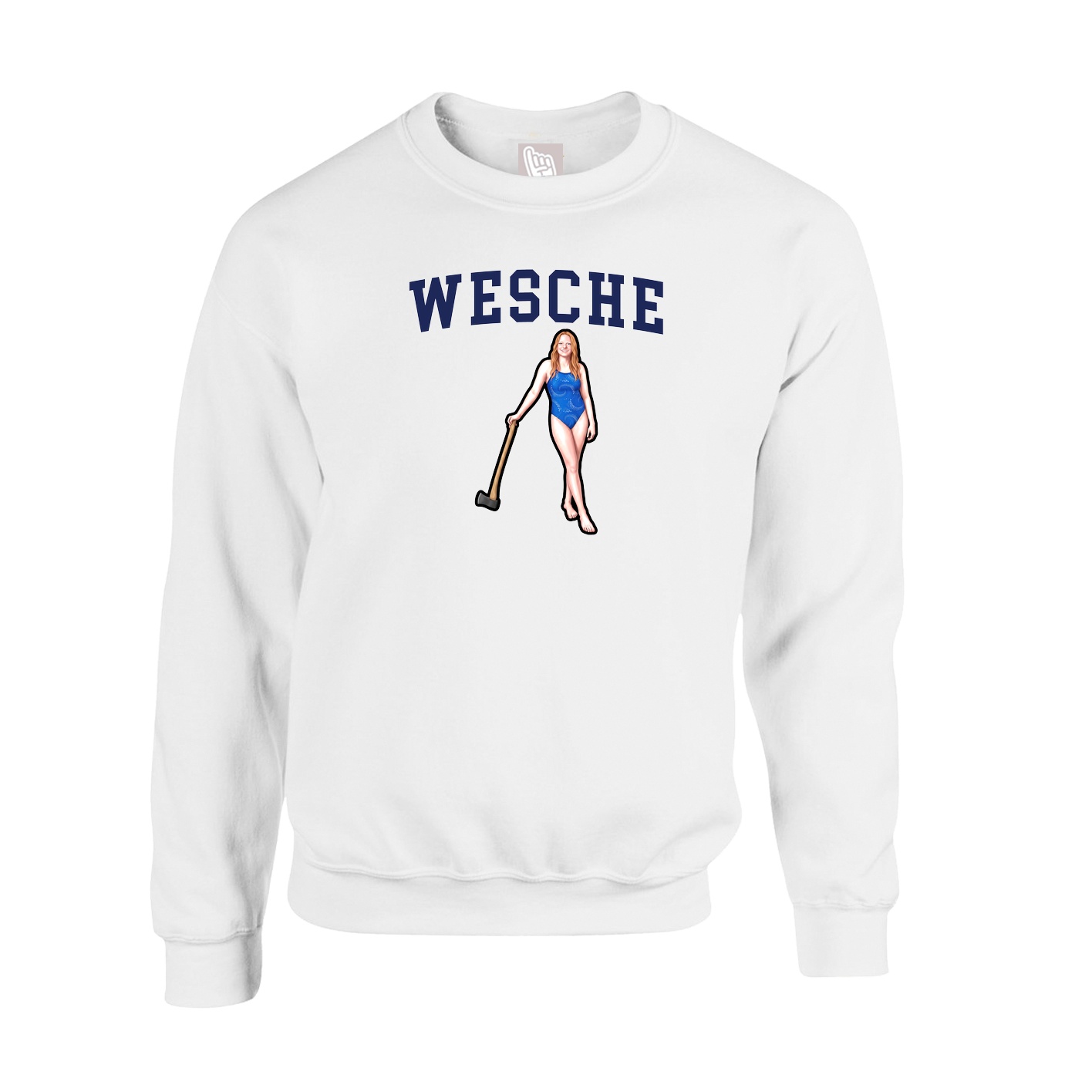 Fleece Crew — Shirsey in White