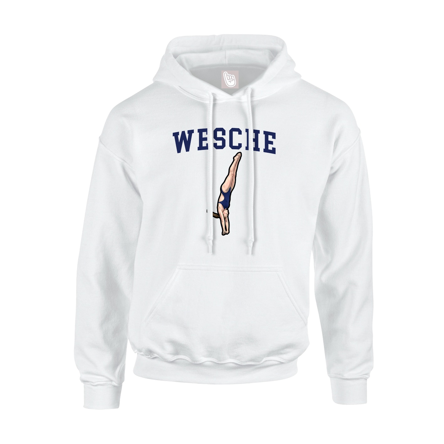 Hoodie — Shirsey in White