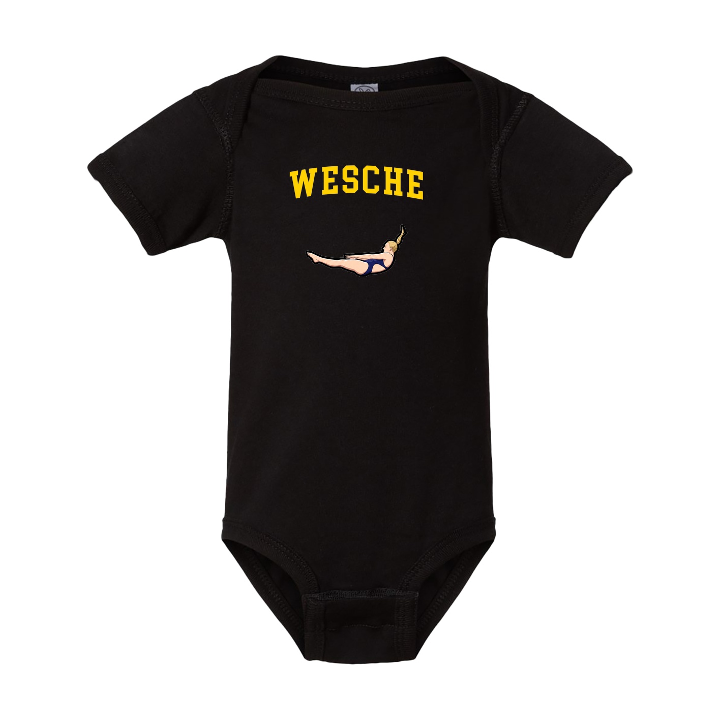 Baby Onesie — Shirsey in Black
