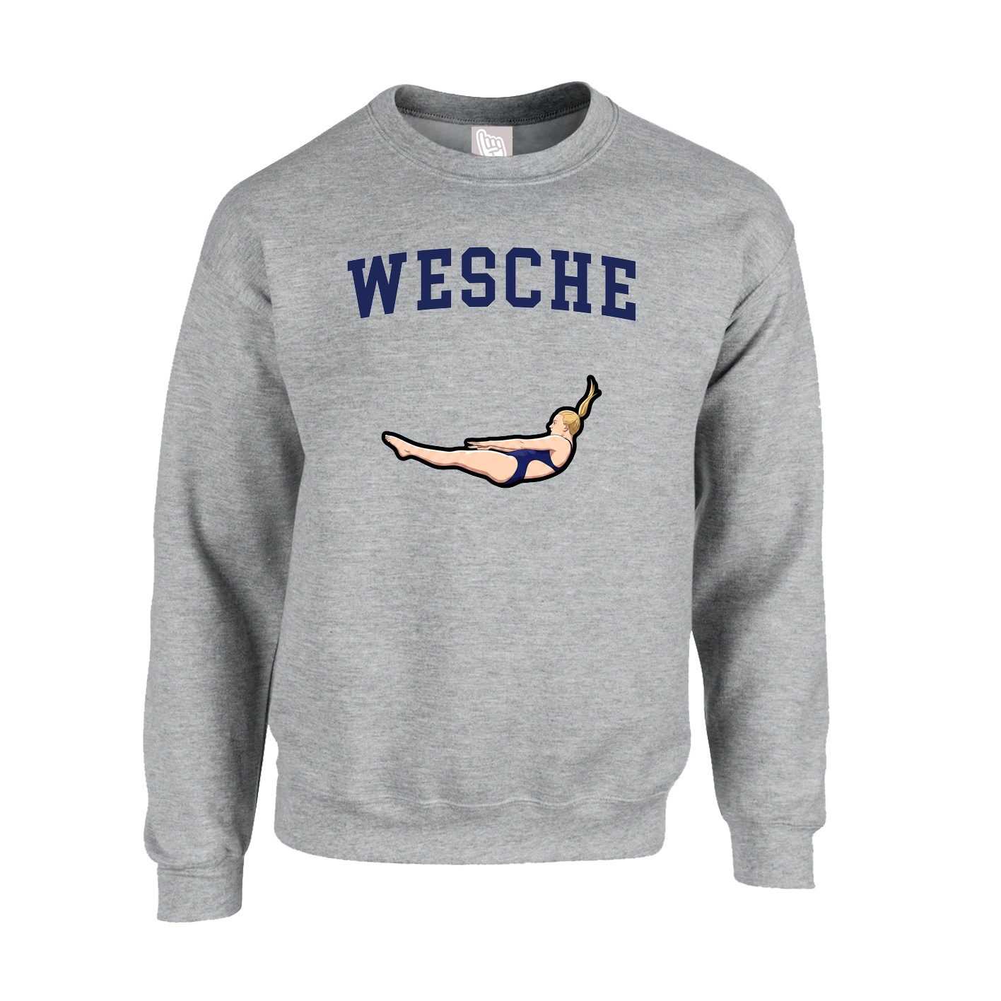 Fleece Crew — Shirsey in Grey