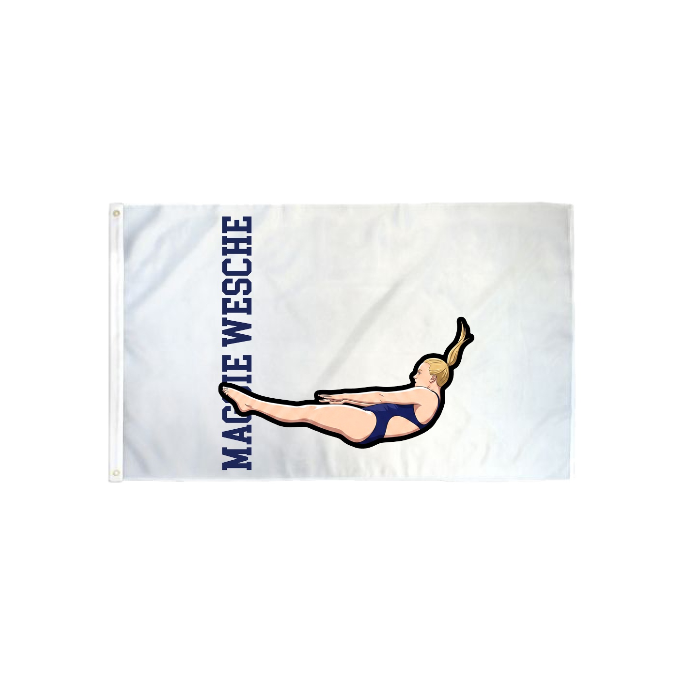 3x5 Flag — Name Vertical in Classic