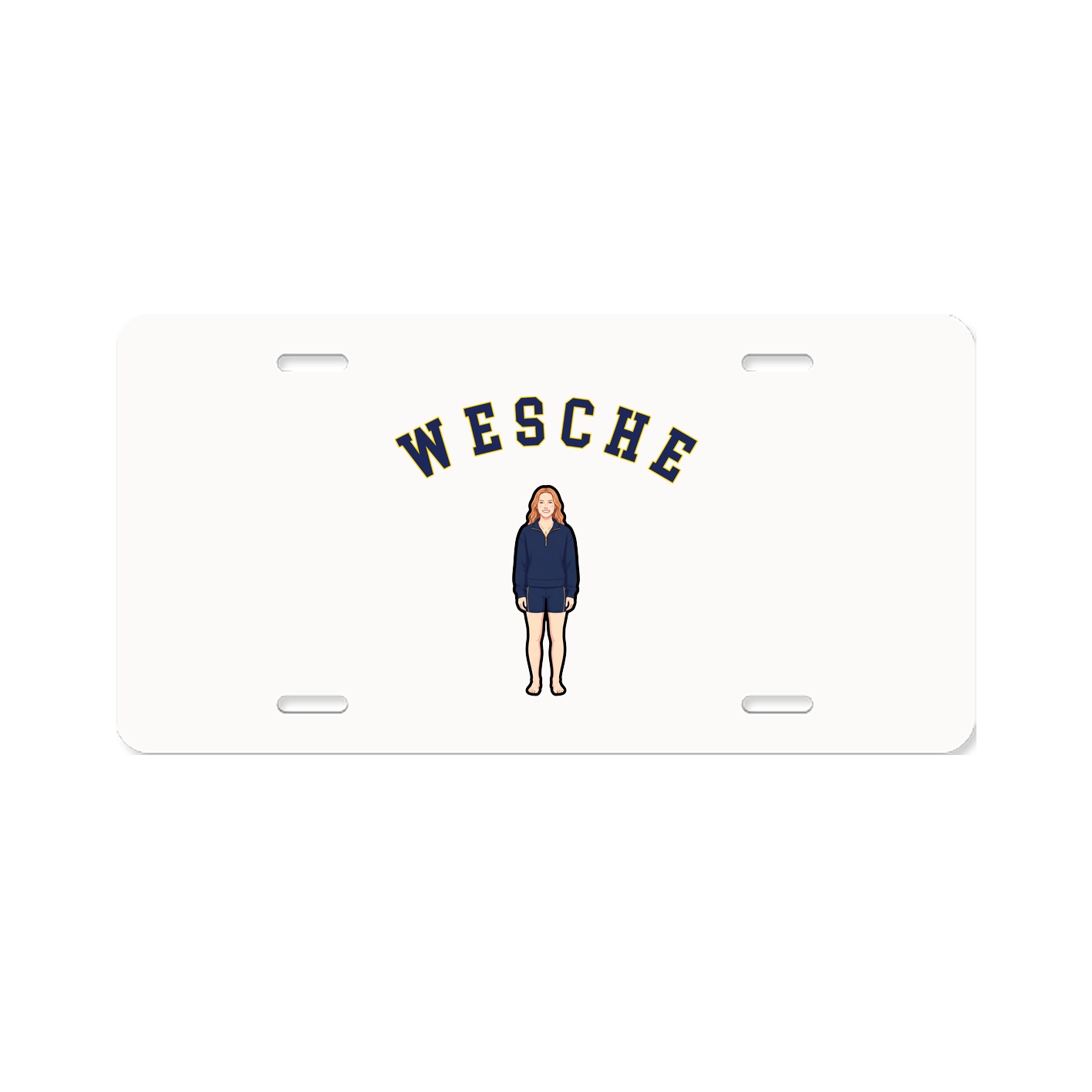 License Plate — Shirsey Arch in Classic
