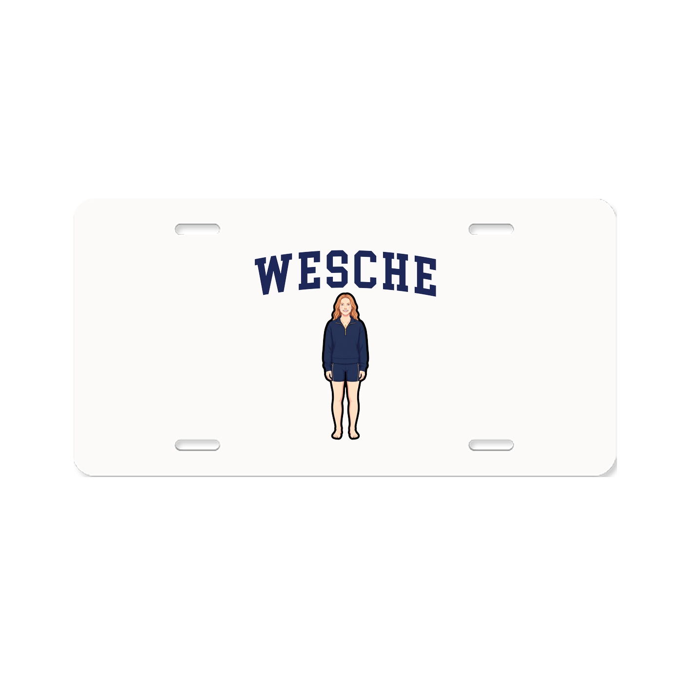 License Plate — Shirsey in Classic