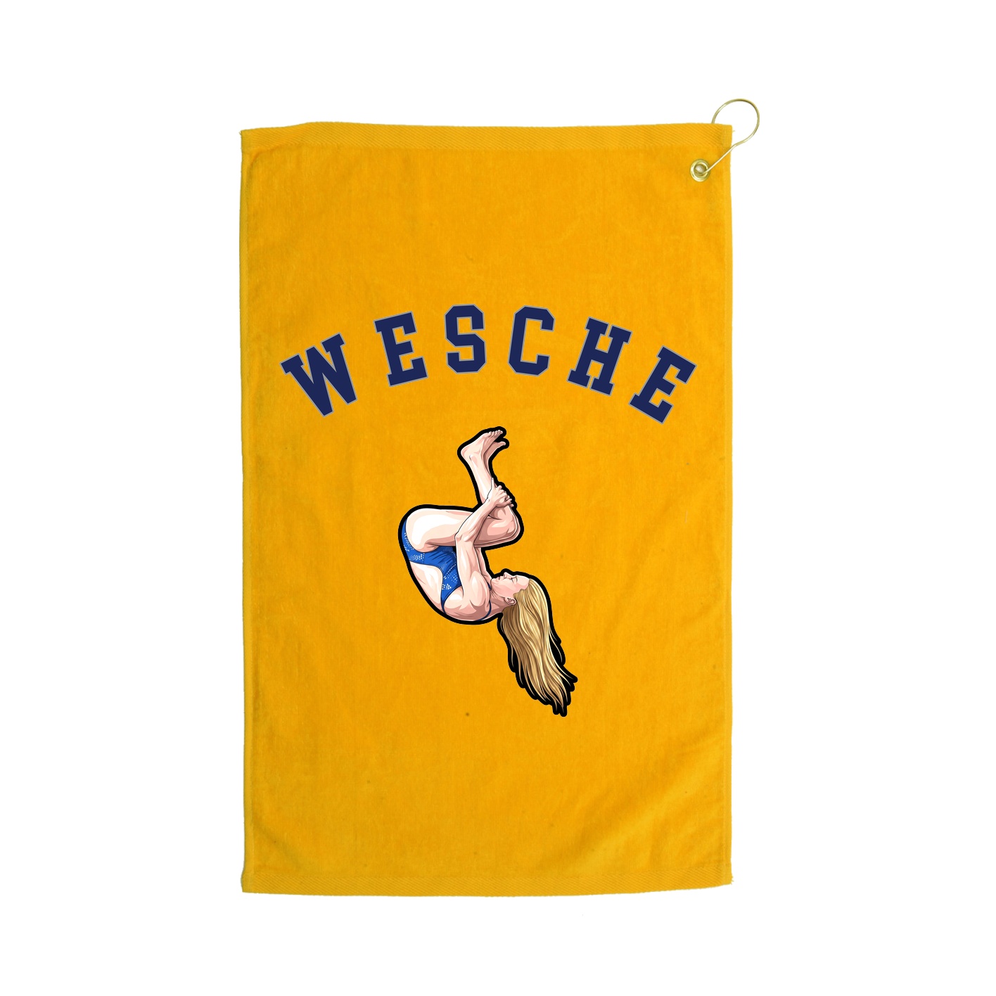 Golf Towel — Shirsey Arch in Gold