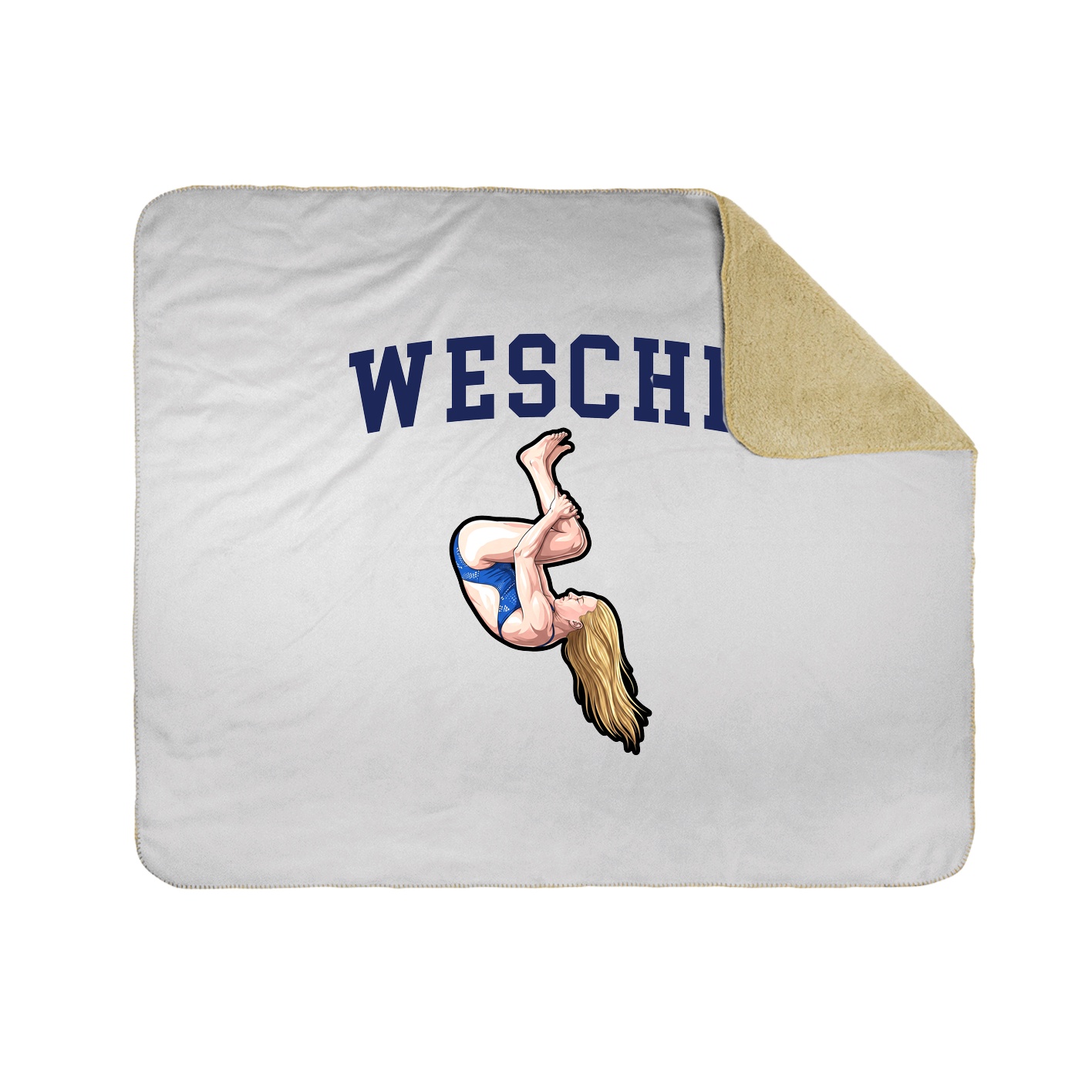 Throw Blanket — Shirsey in White