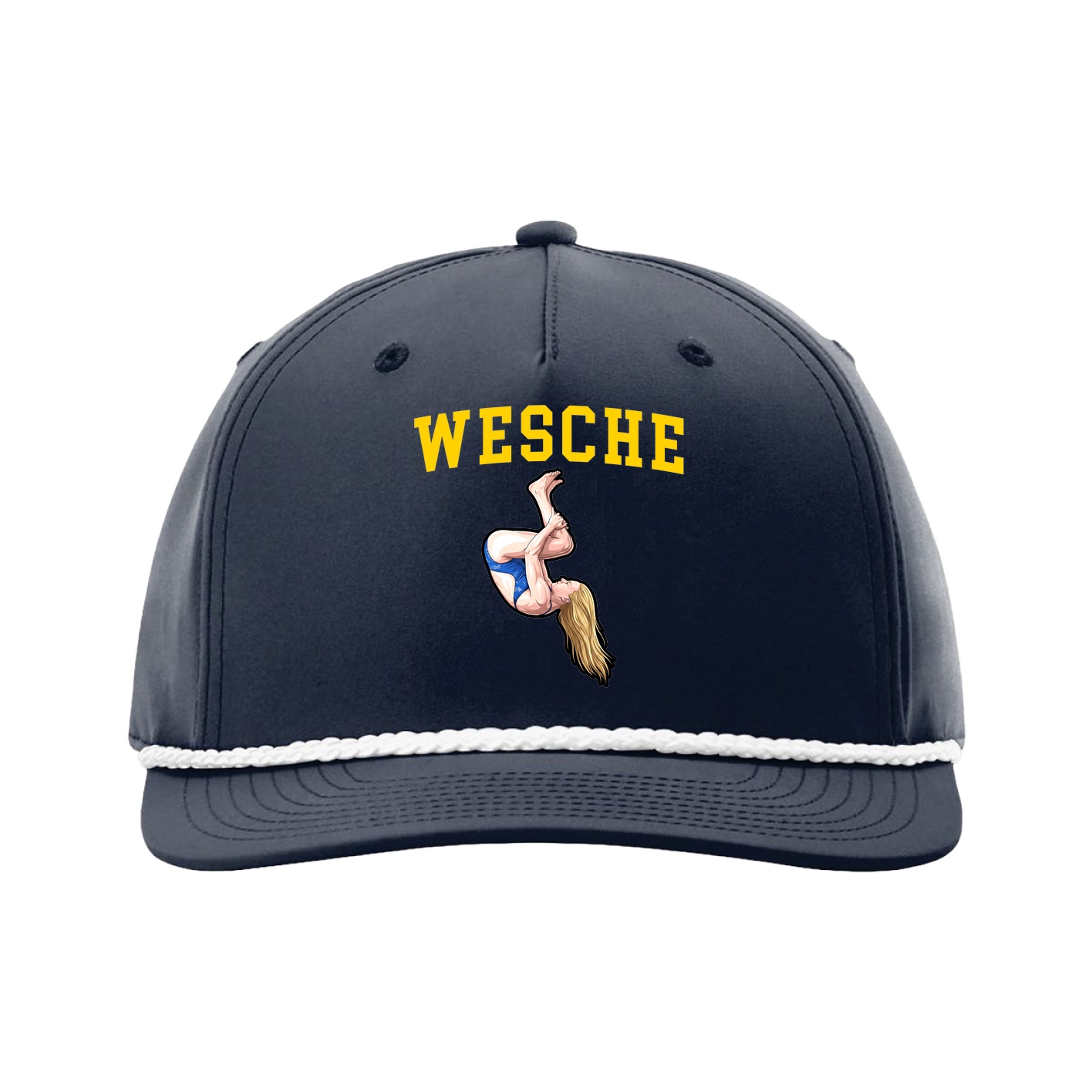 Five-Panel Classic Rope Cap — Shirsey in Navy
