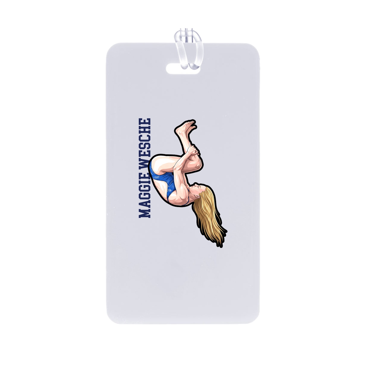 Bag Tag — Name Vertical in Classic