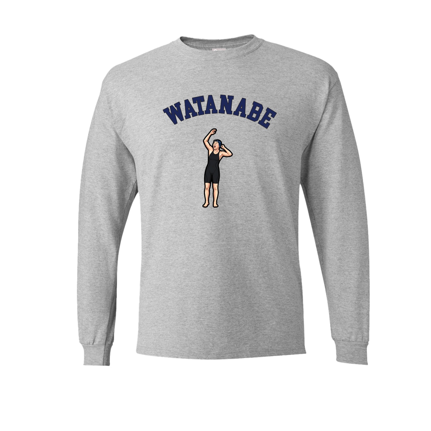 Long Sleeve Tee — Shirsey Arch in Grey