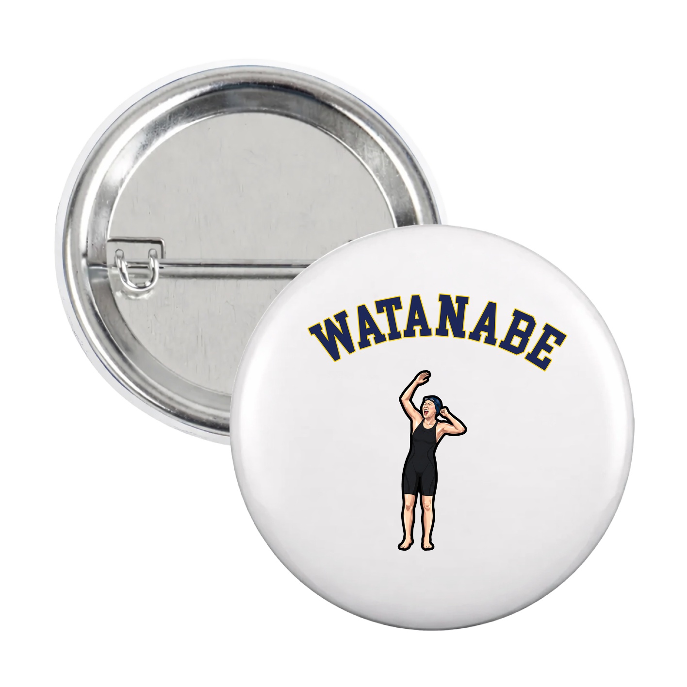 Game Day Button — Shirsey Arch in White