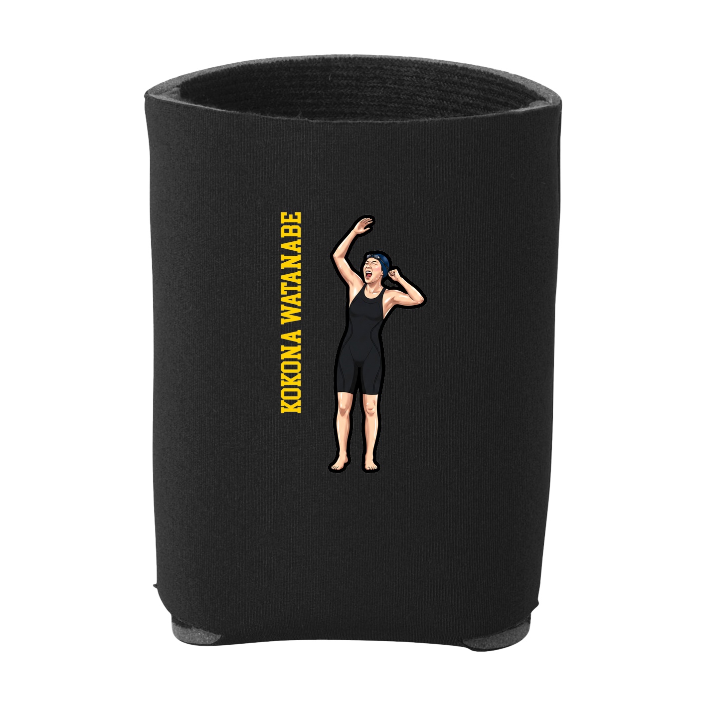 Can Holder — Name Vertical in Black
