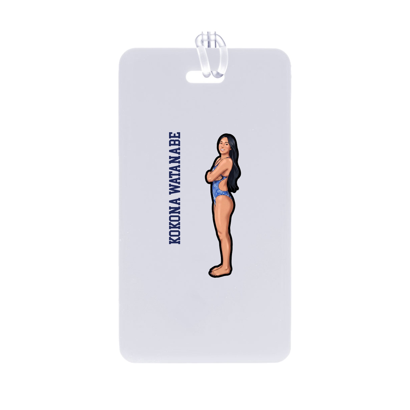 Bag Tag — Name Vertical in Classic