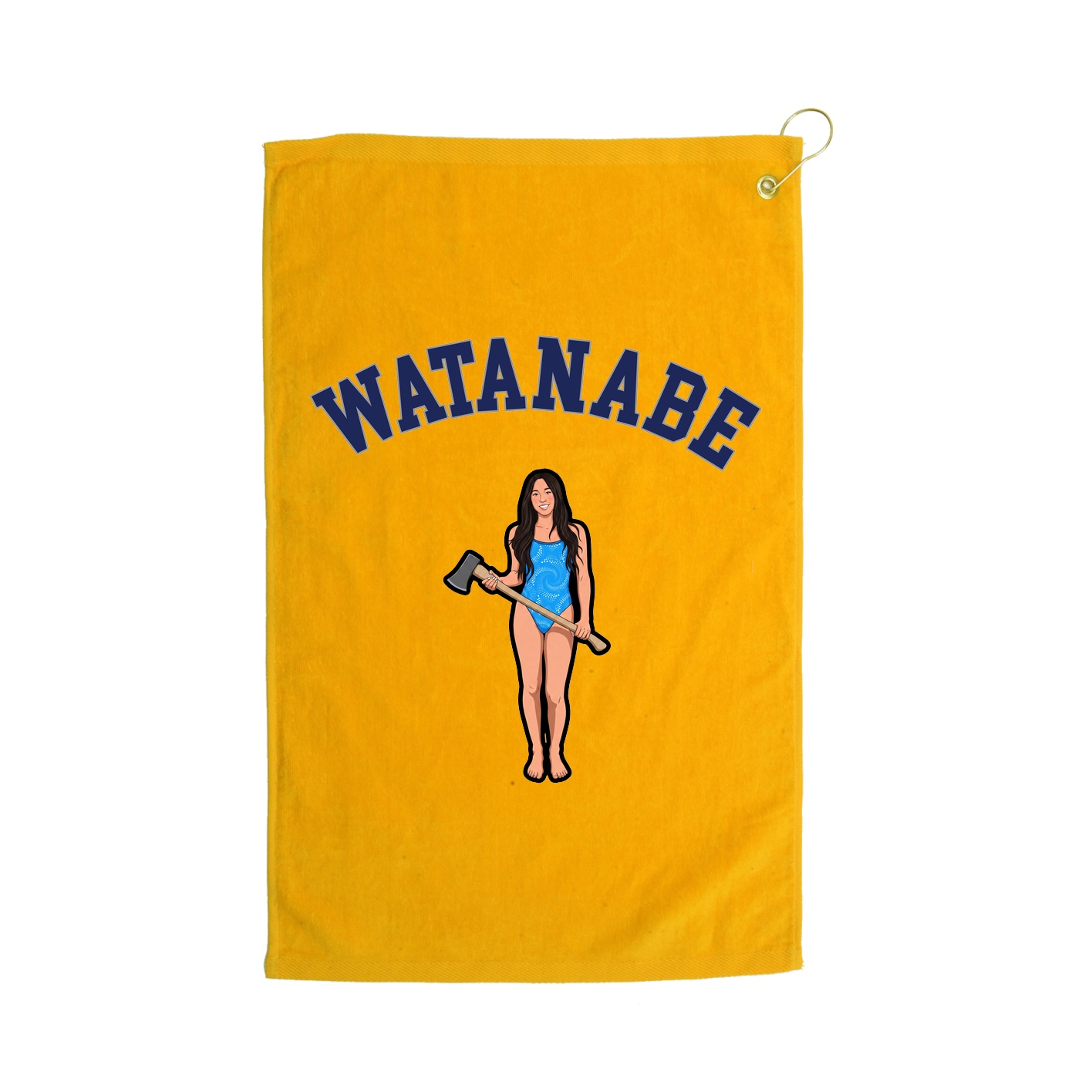 Golf Towel — Shirsey Arch in Gold