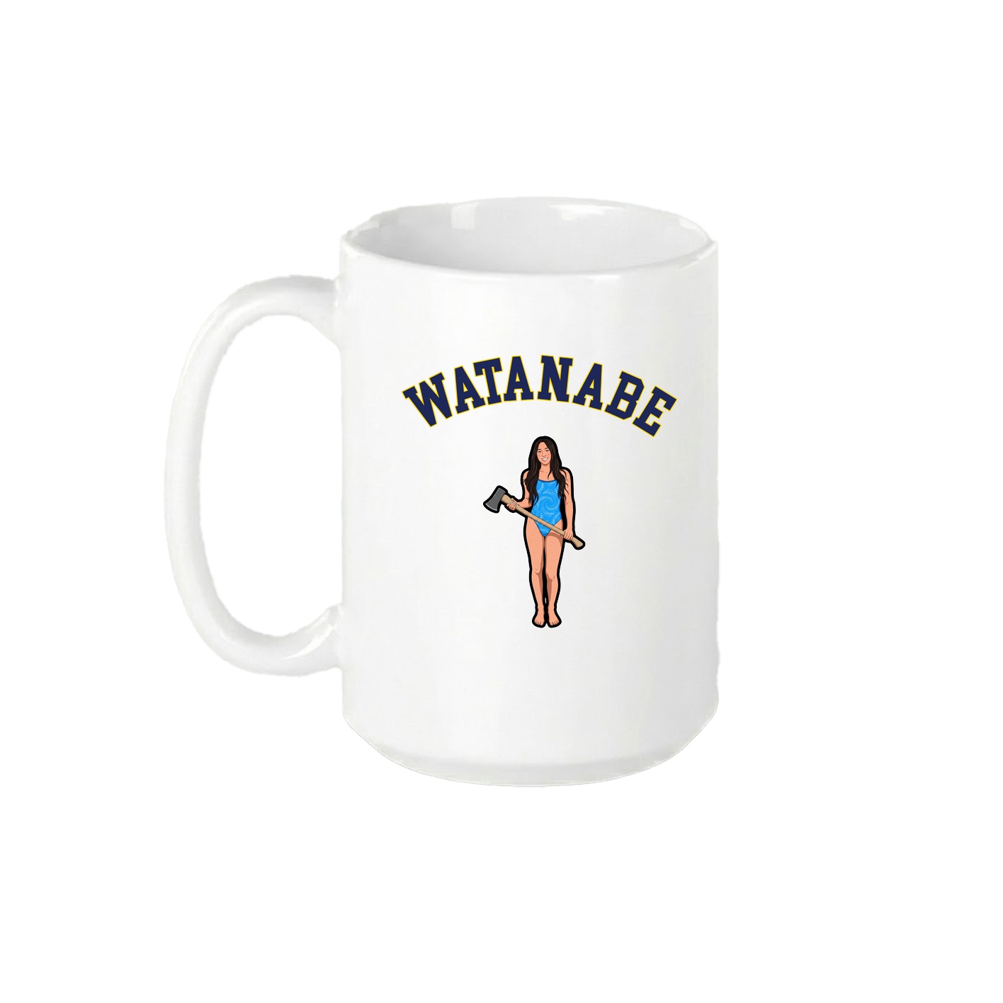 15oz Coffee Mug — Shirsey Arch in White