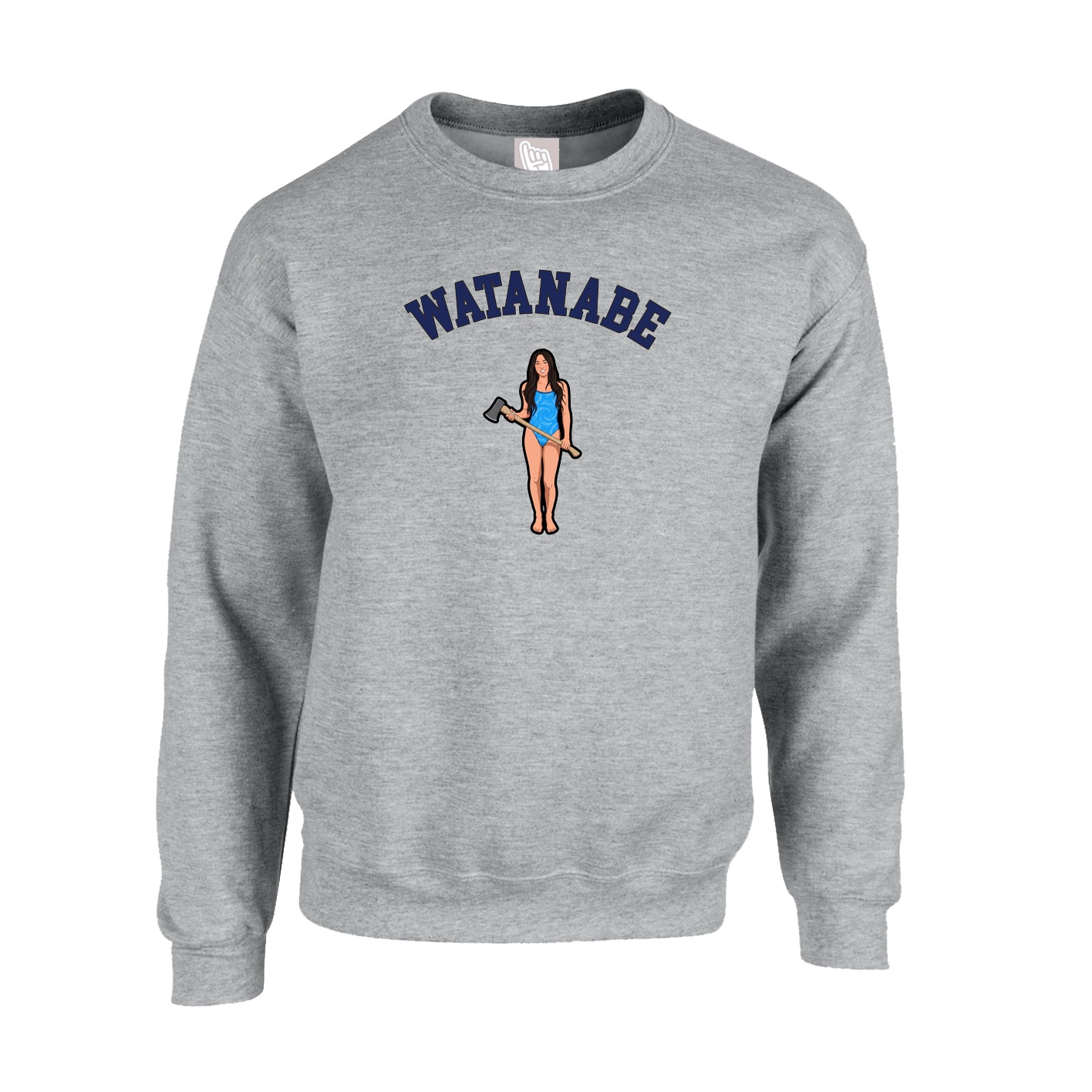 Fleece Crew — Shirsey Arch in Grey