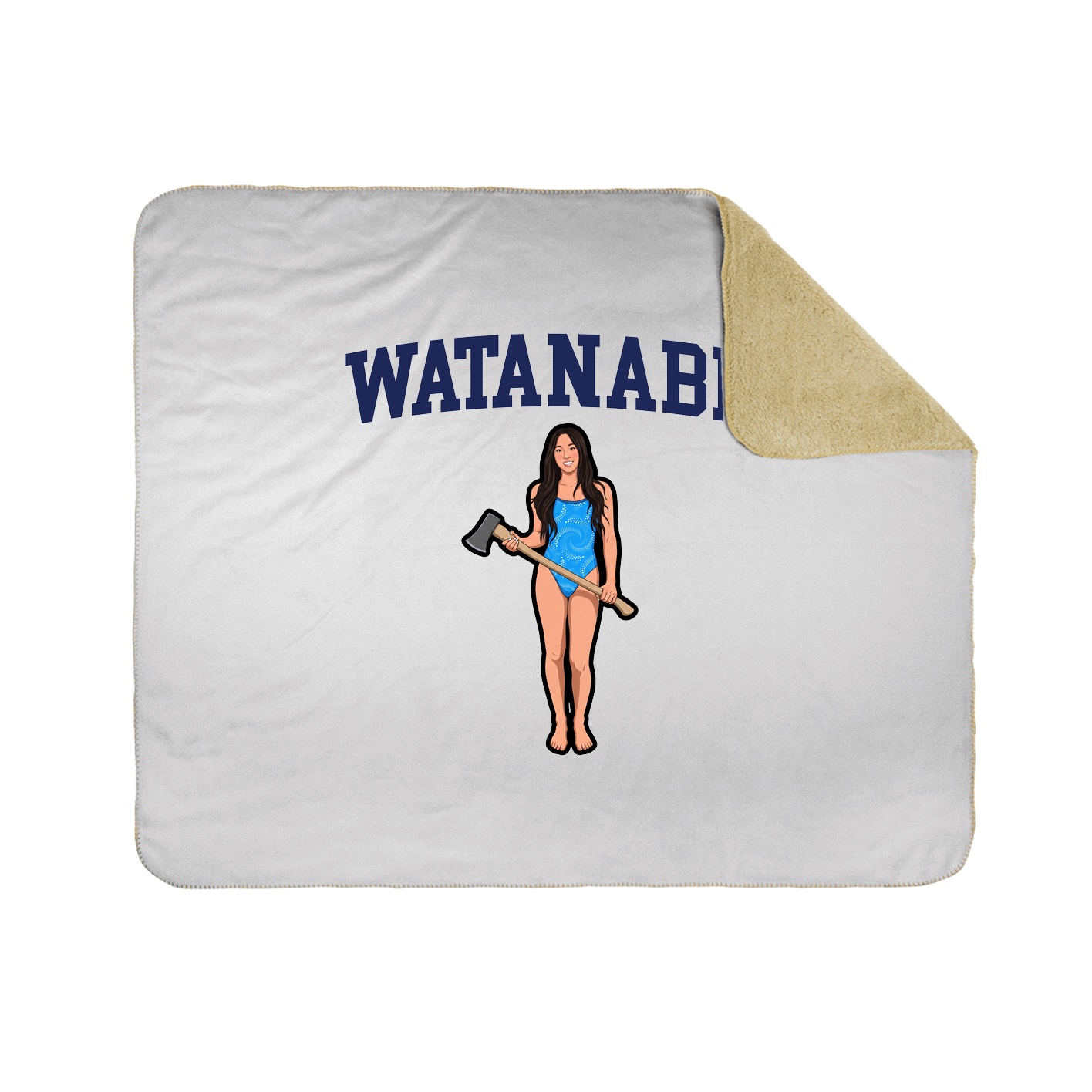 Throw Blanket — Shirsey in White