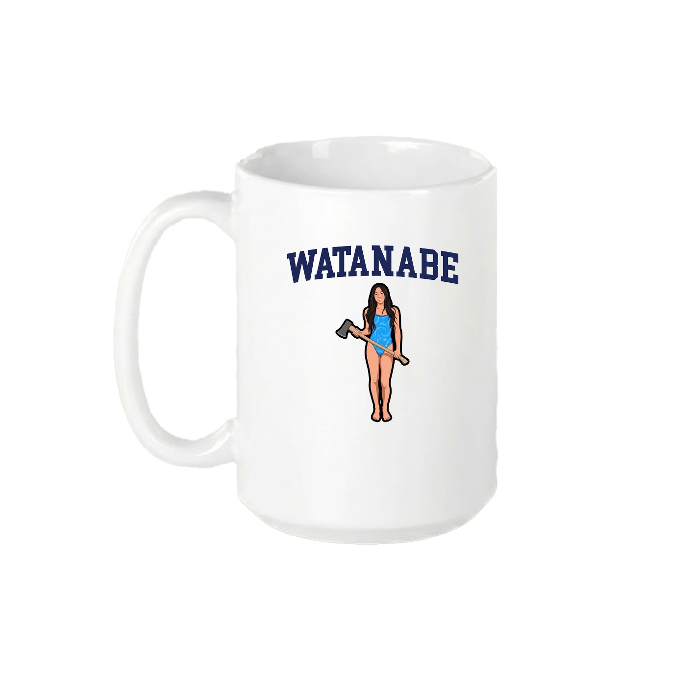 15oz Coffee Mug — Shirsey in White
