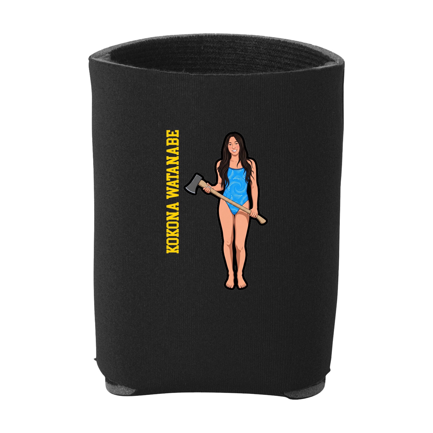 Can Holder — Name Vertical in Black