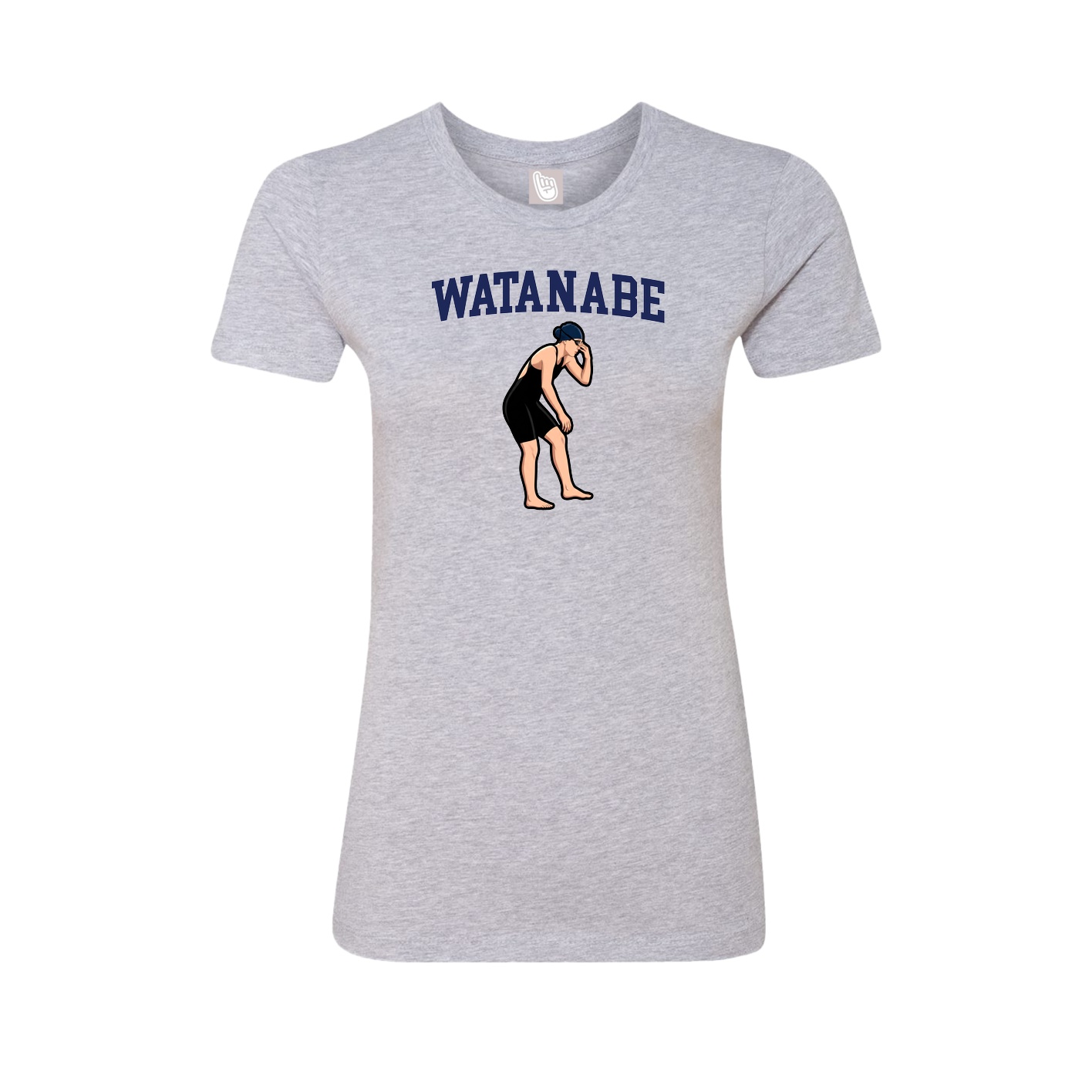 Fitted Women's Tee — Shirsey in Grey