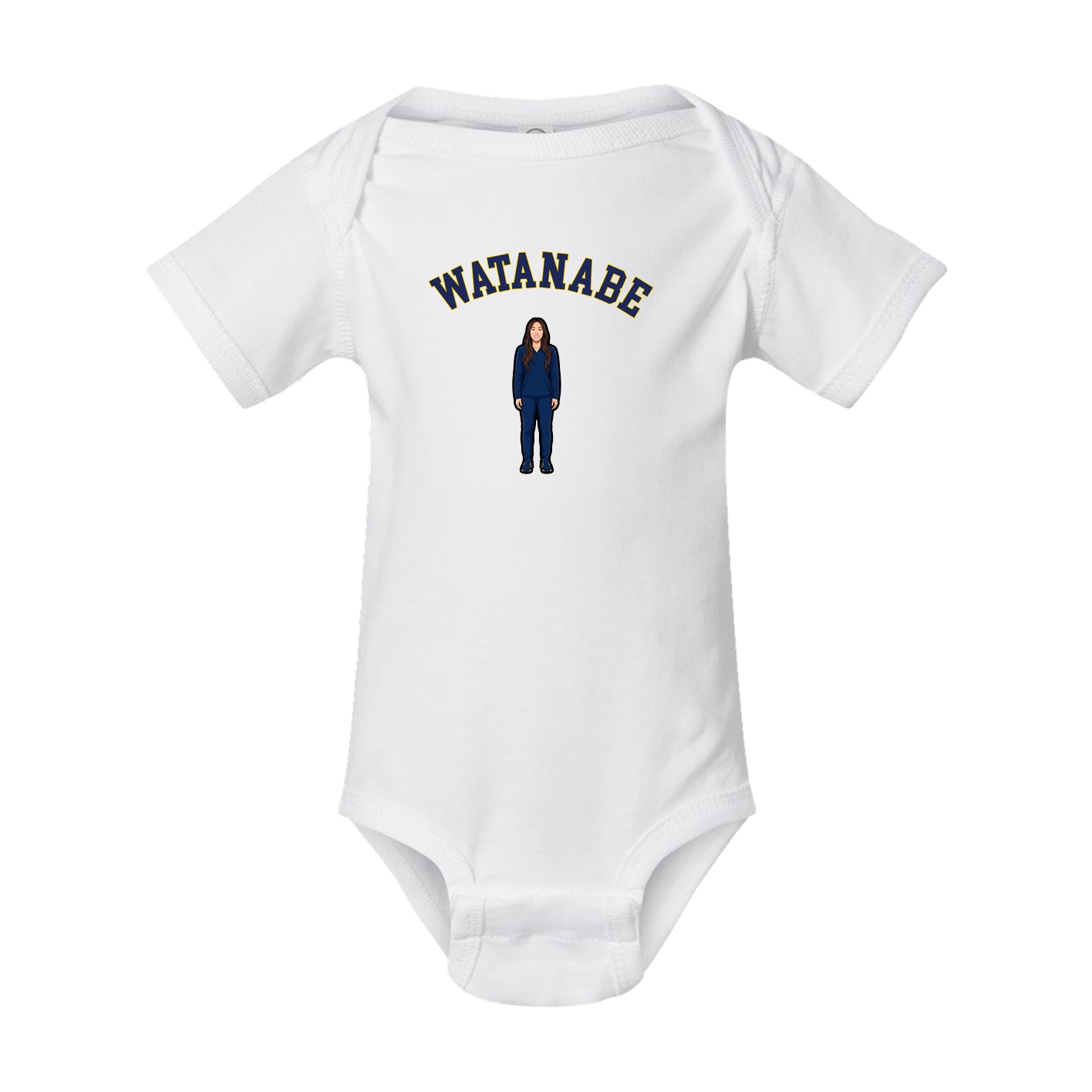 Baby Onesie — Shirsey Arch in White