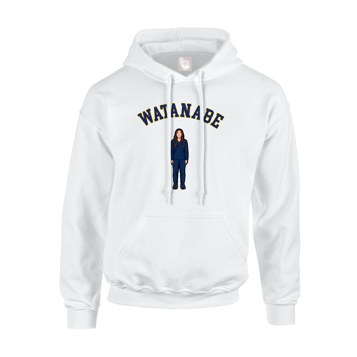 Hoodie — Shirsey Arch in White
