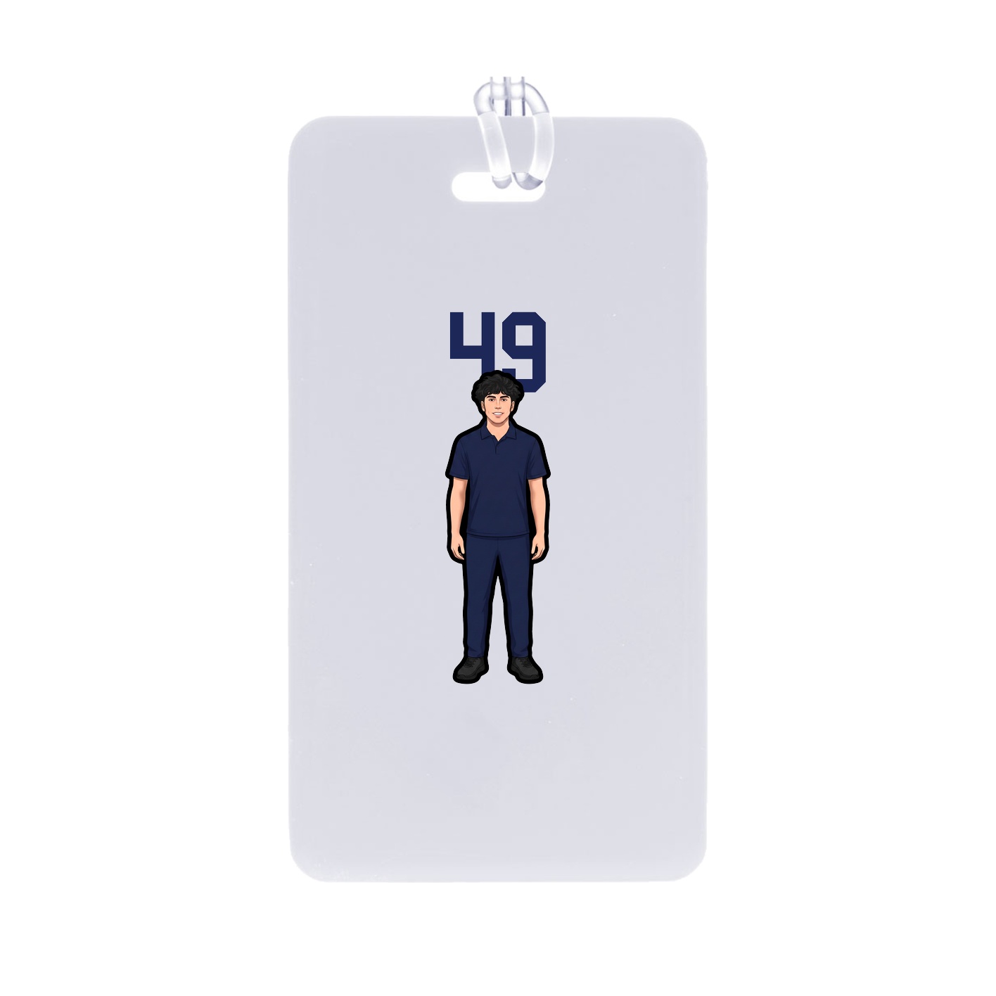 Bag Tag — Number Top in Classic