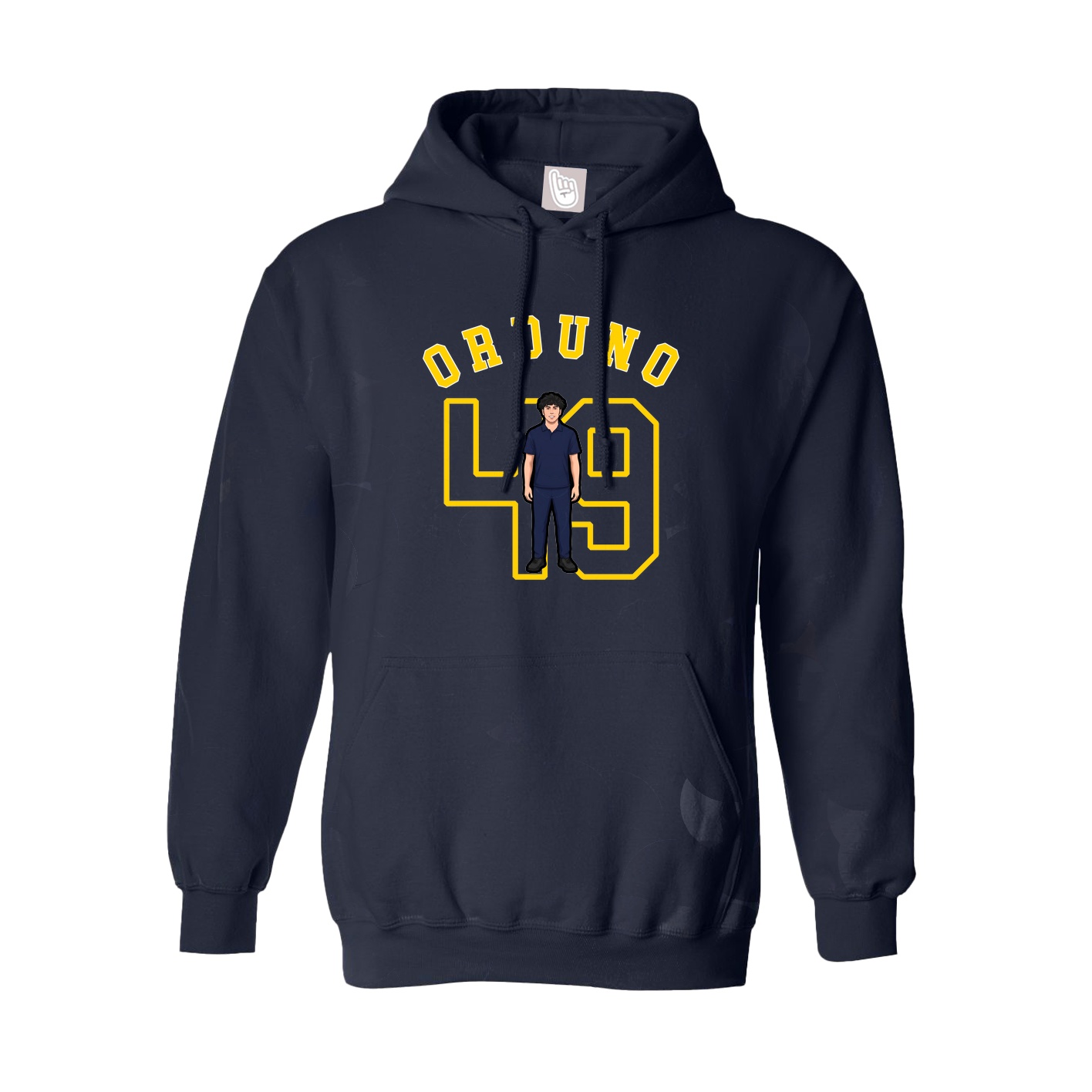 Youth Hoodie — Shirsey Arch in Navy