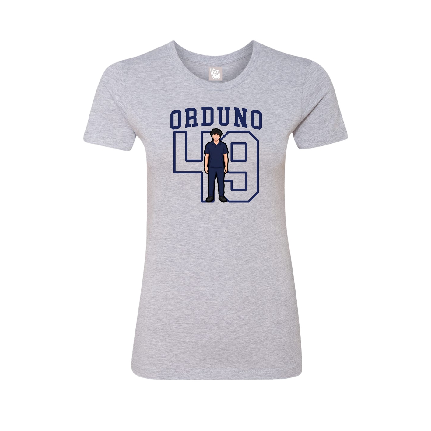 Fitted Women's Tee — Shirsey in Grey