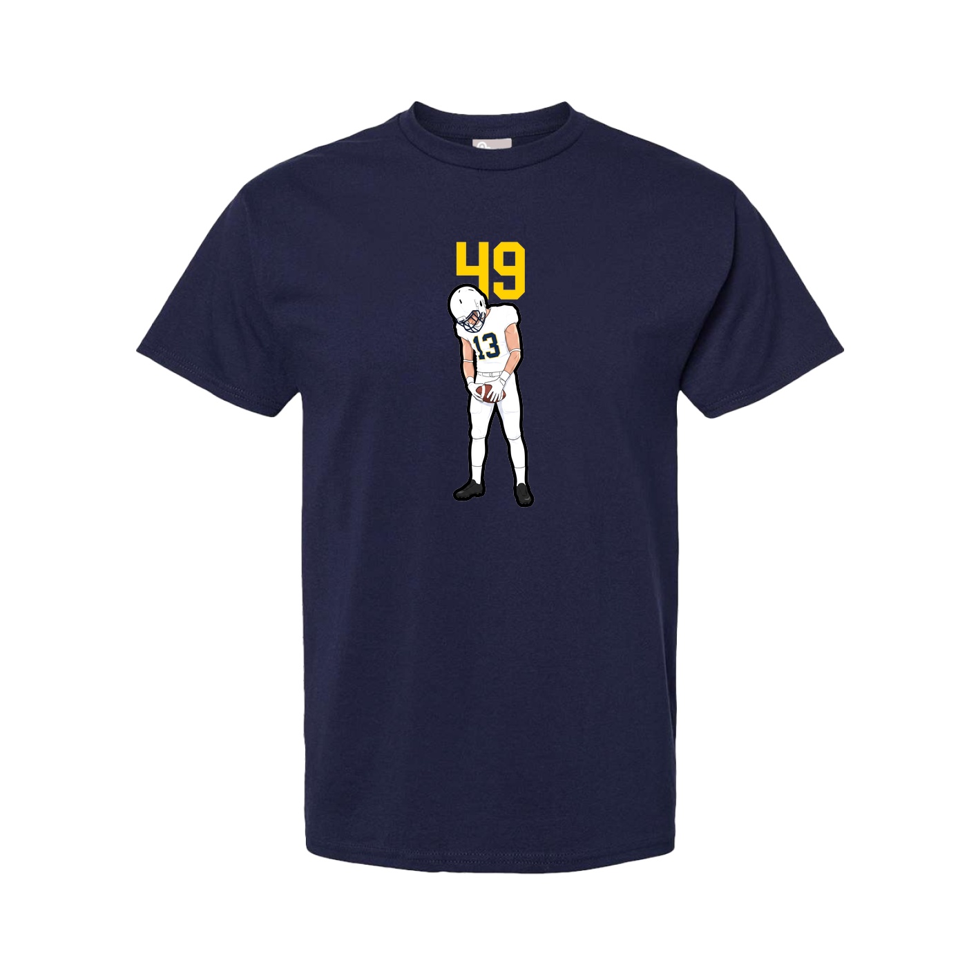 Tee — Number Top in Navy