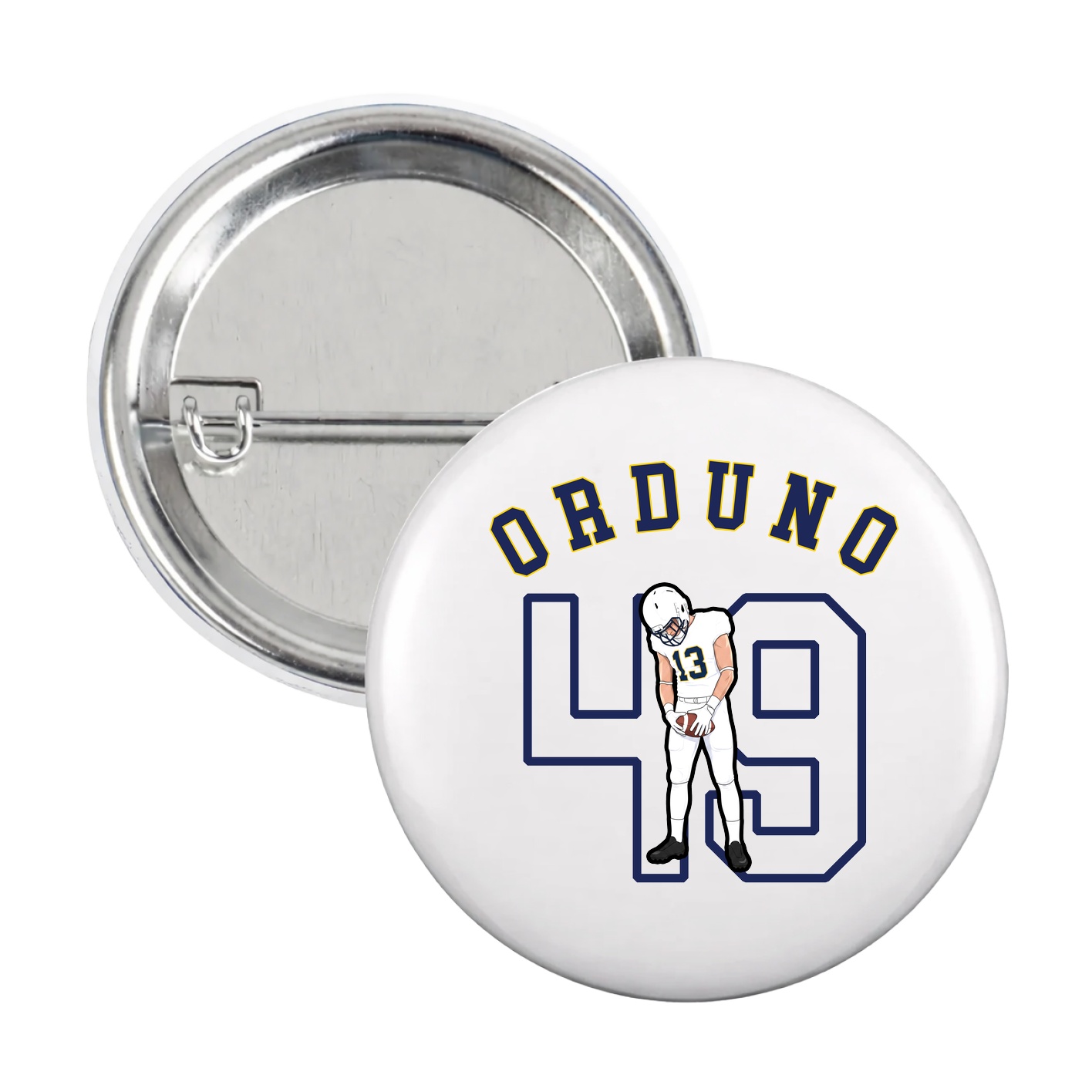 Game Day Button — Shirsey Arch in White