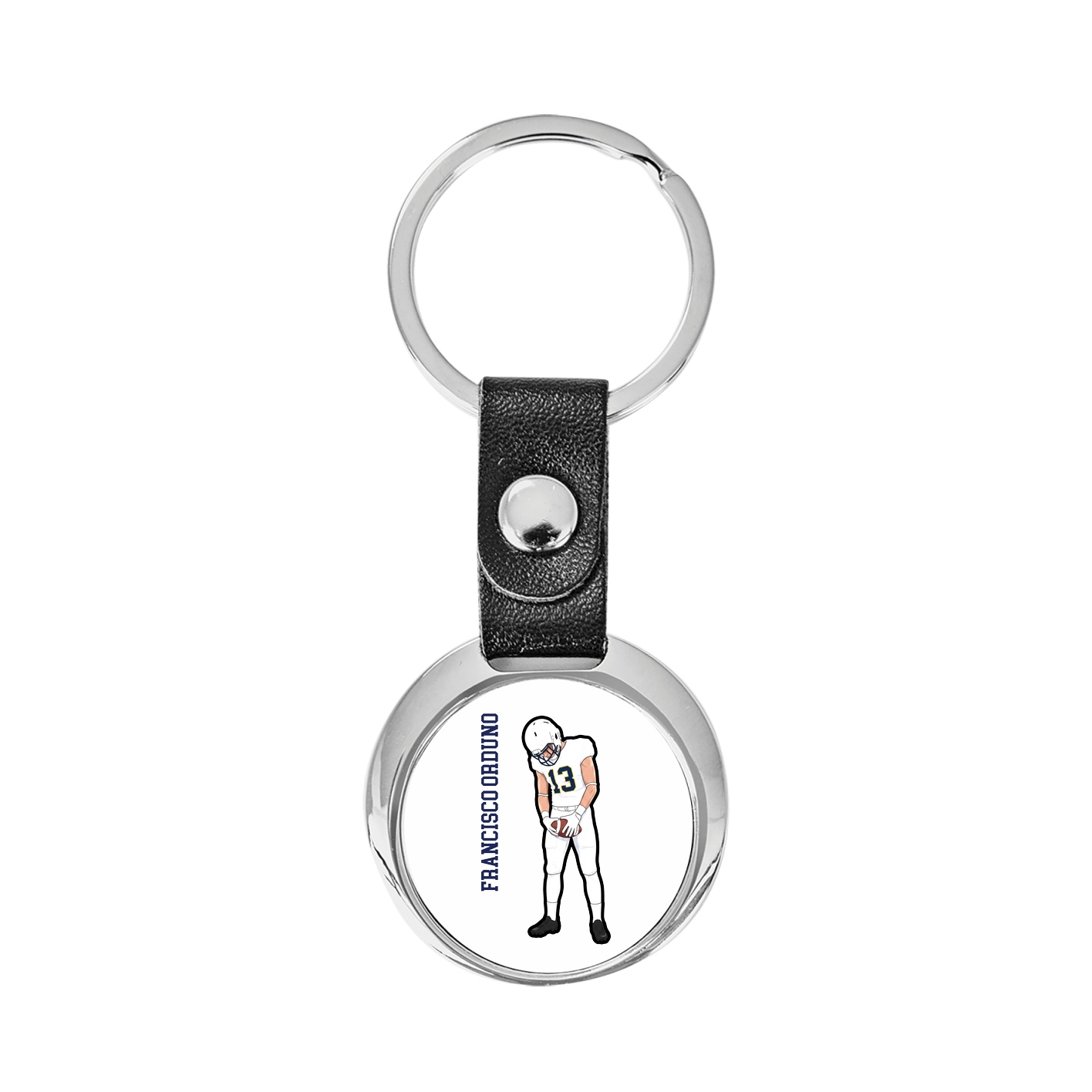 Key Chain — Name Vertical in Classic