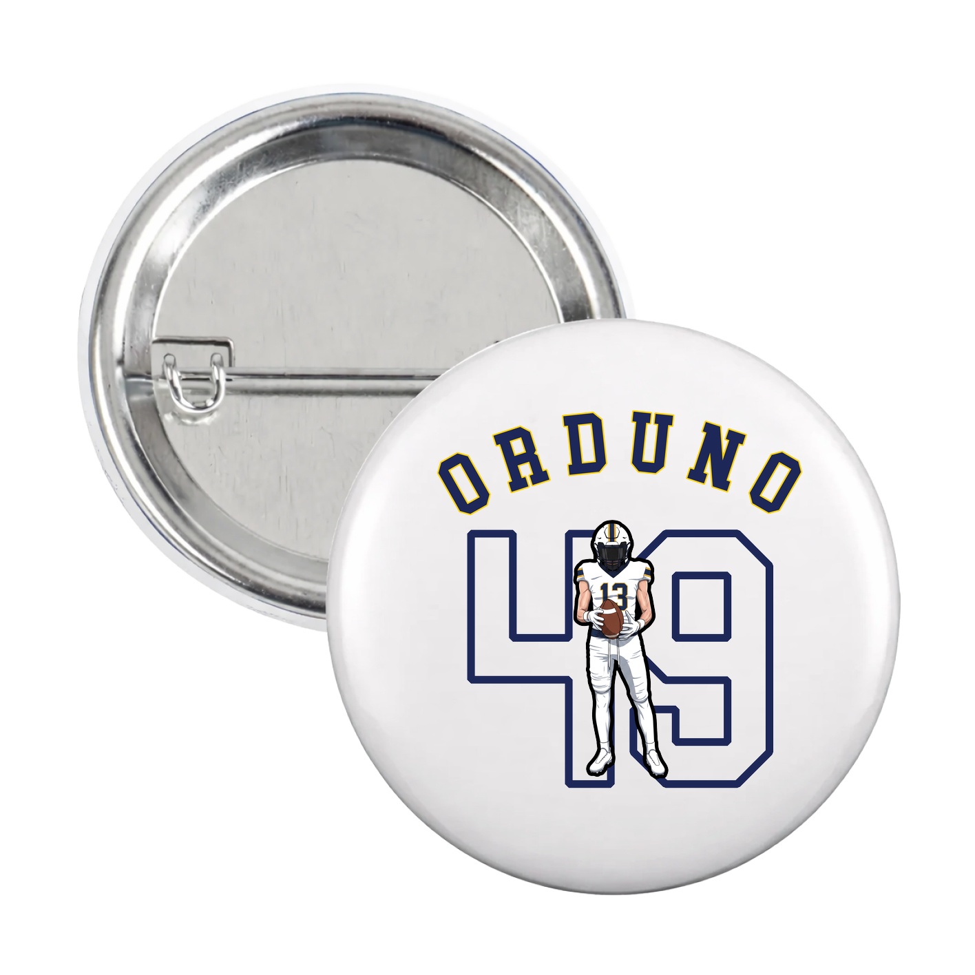 Game Day Button — Shirsey Arch in White