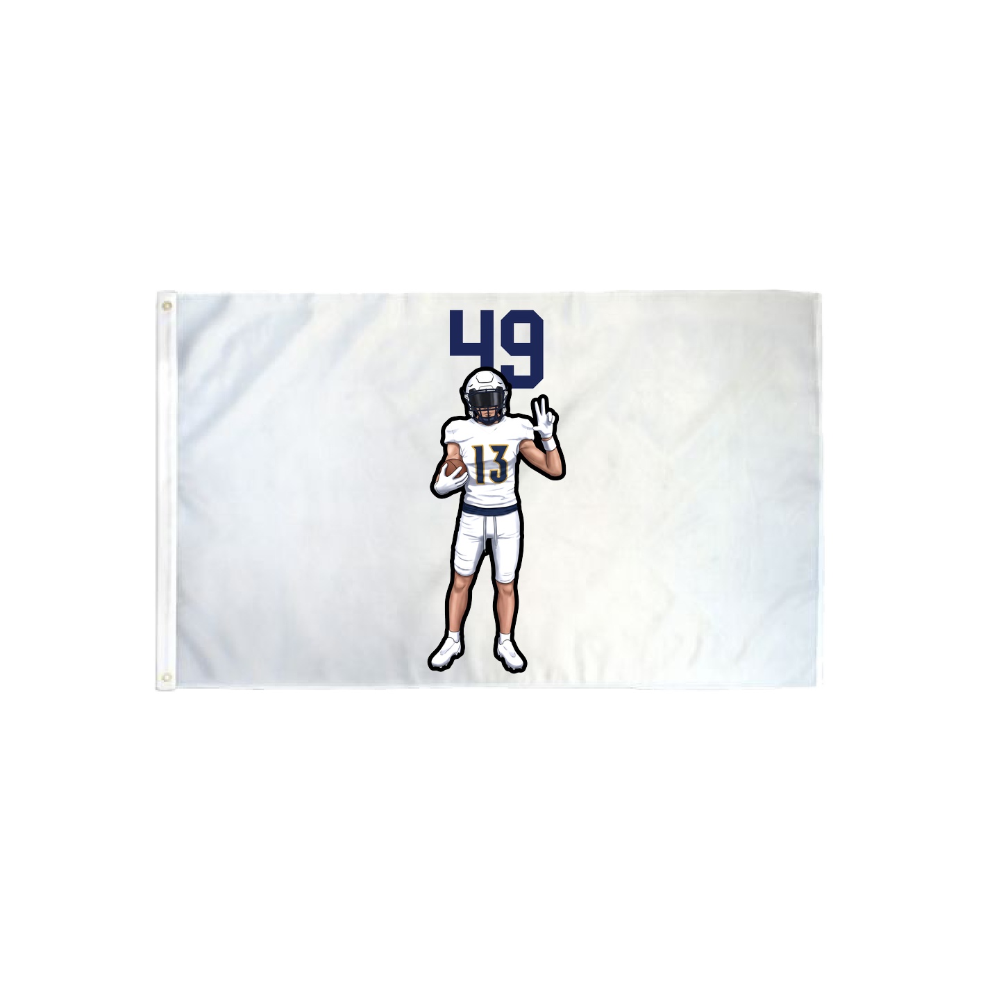 3x5 Flag — Number Top in Classic