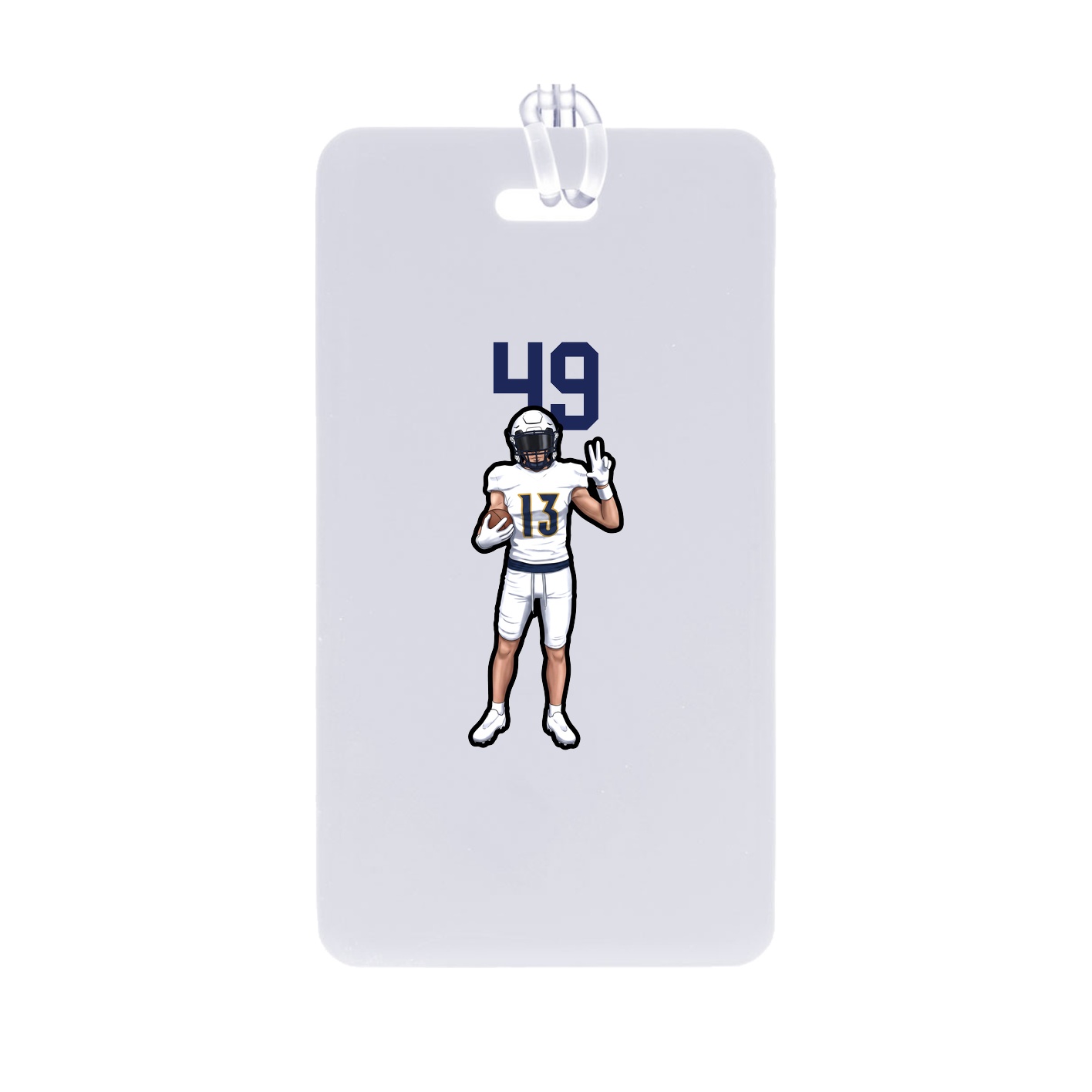 Bag Tag — Number Top in Classic