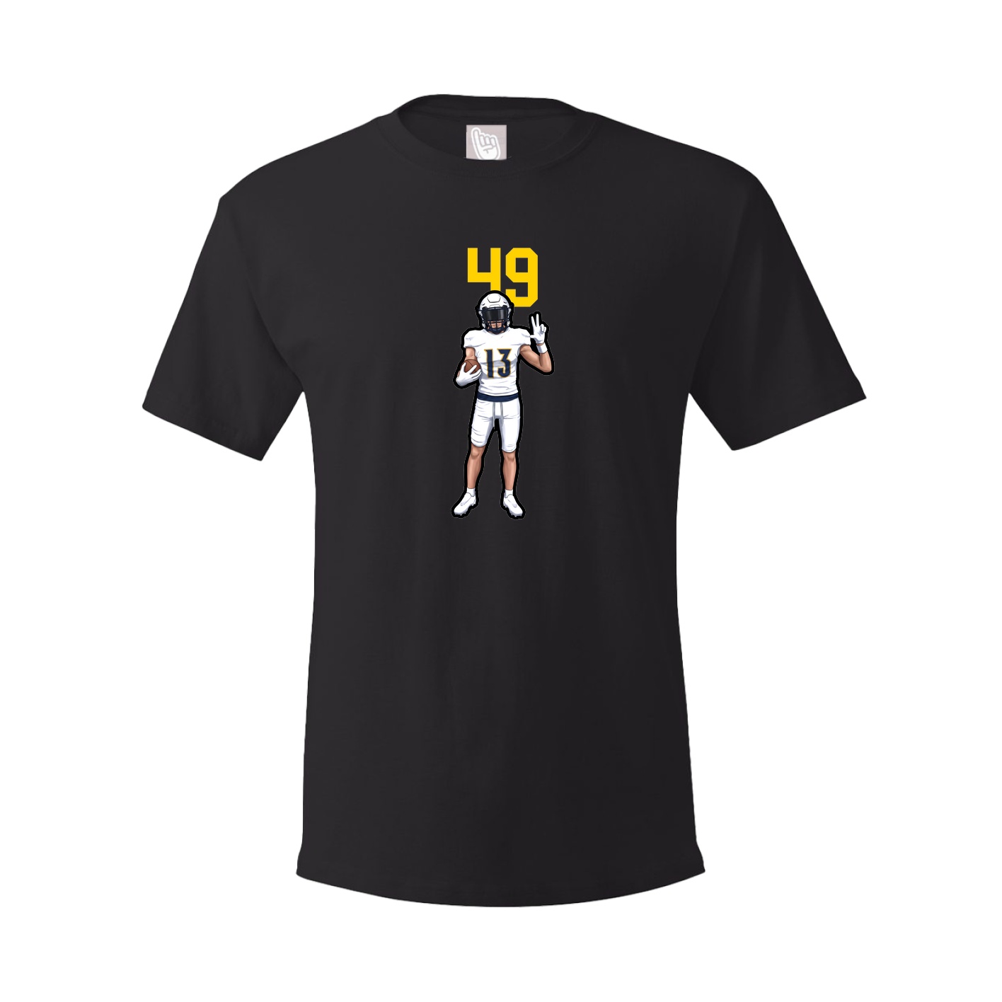 Tee — Number Top in Black