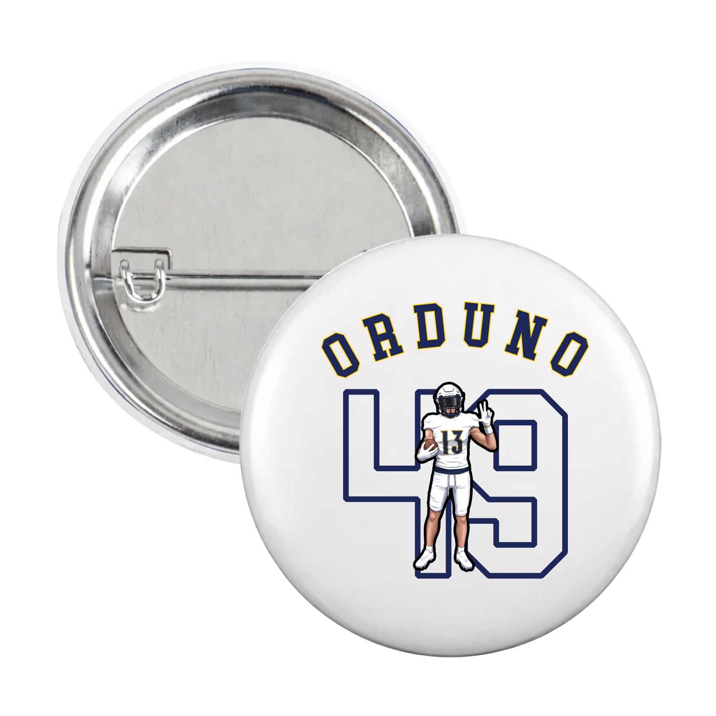 Game Day Button — Shirsey Arch in White