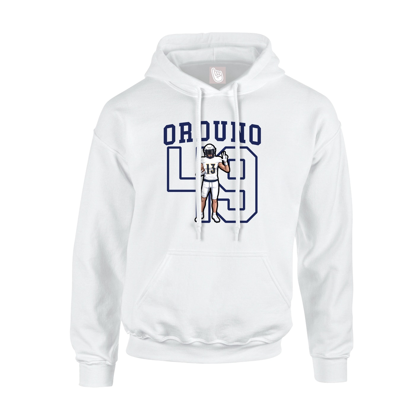 Hoodie — Shirsey in White