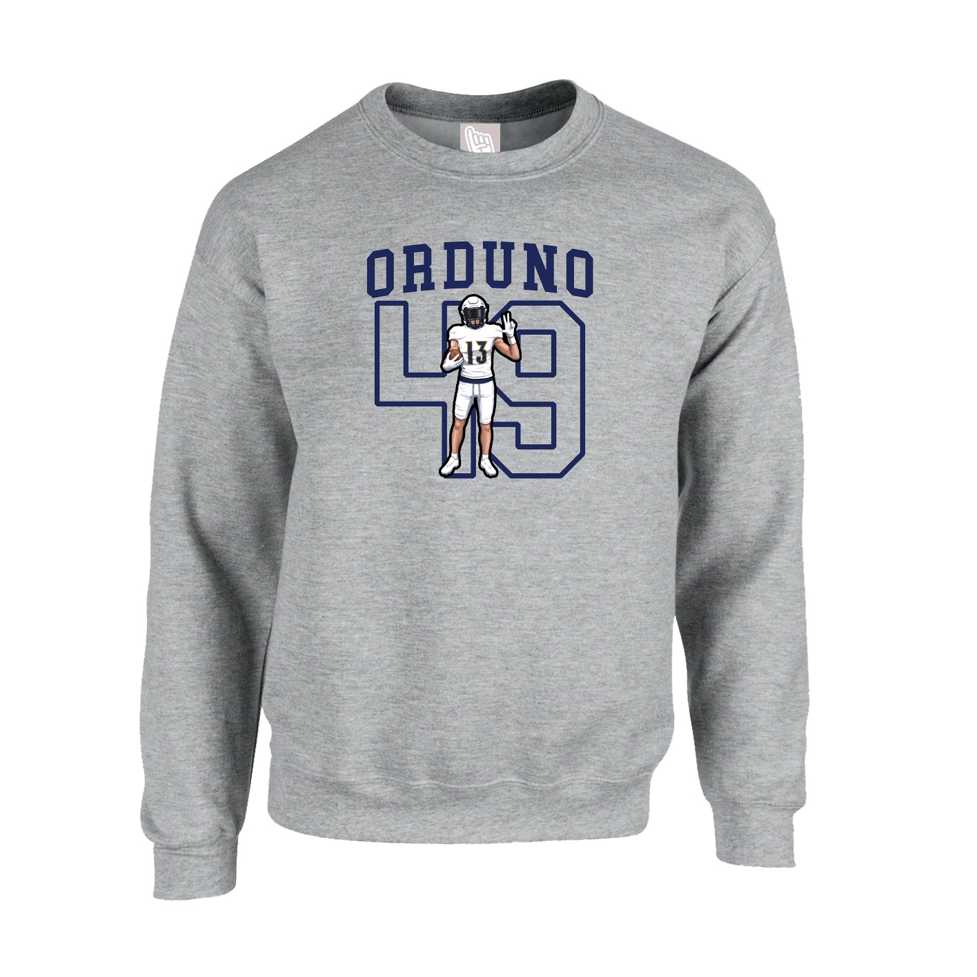 Fleece Crew — Shirsey in Grey