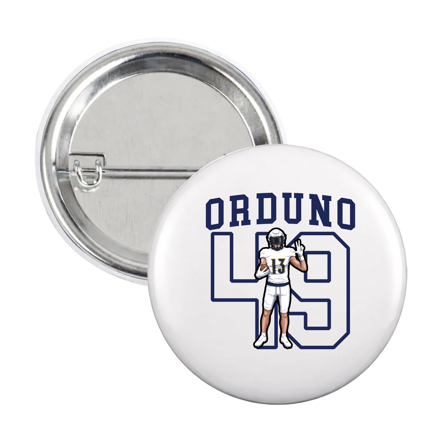 Game Day Button — Shirsey in White