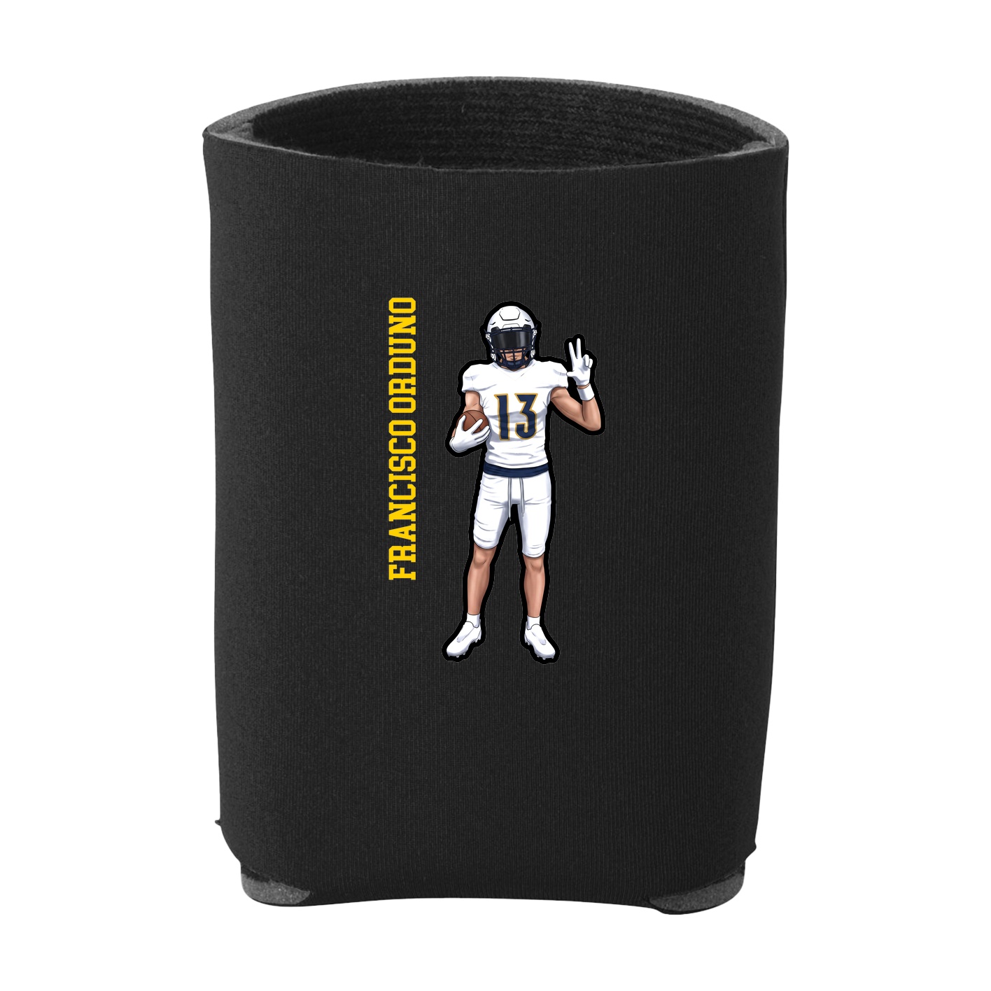 Can Holder — Name Vertical in Black
