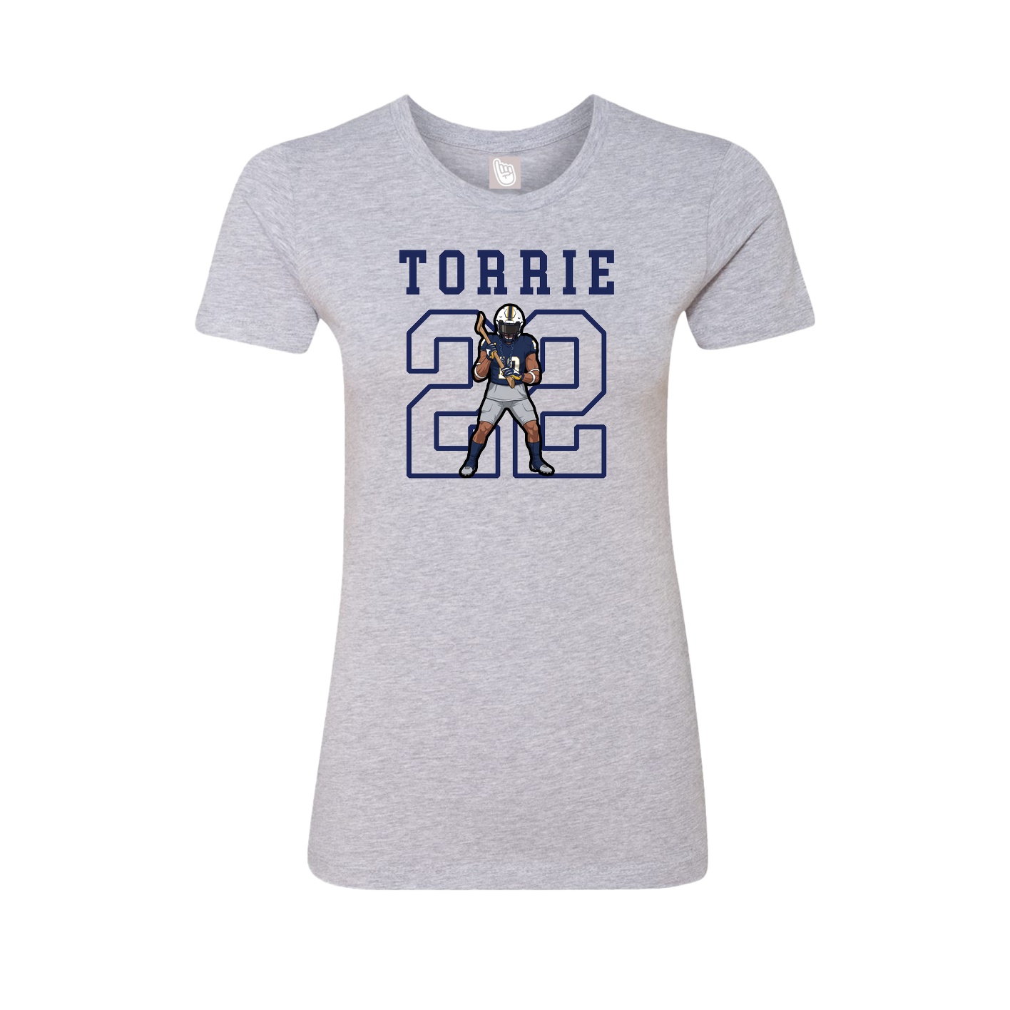 Fitted Women's Tee — Shirsey in Grey
